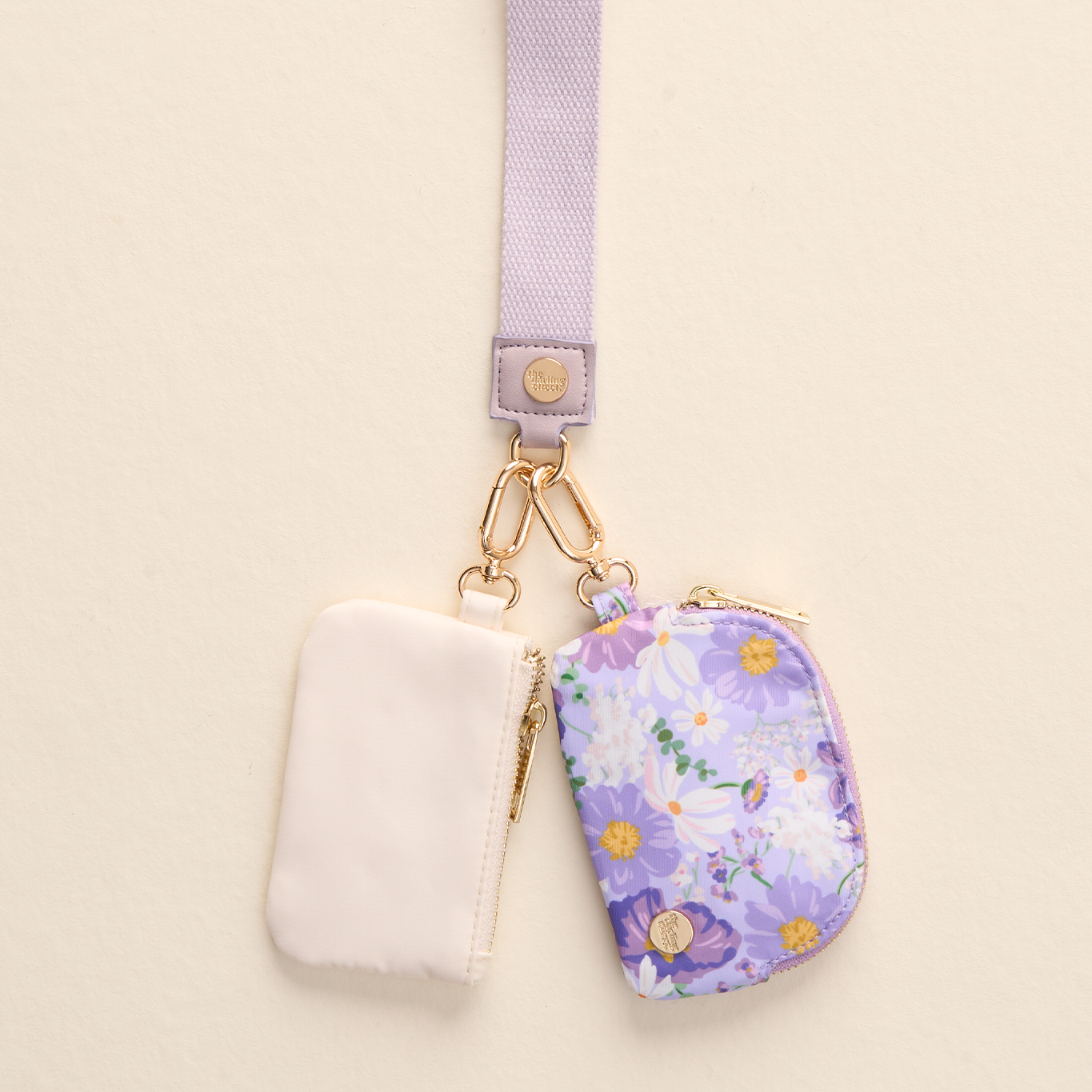 Picture of Dynamic Duo Pouch Wristlet-Bouquet Beauty Purple