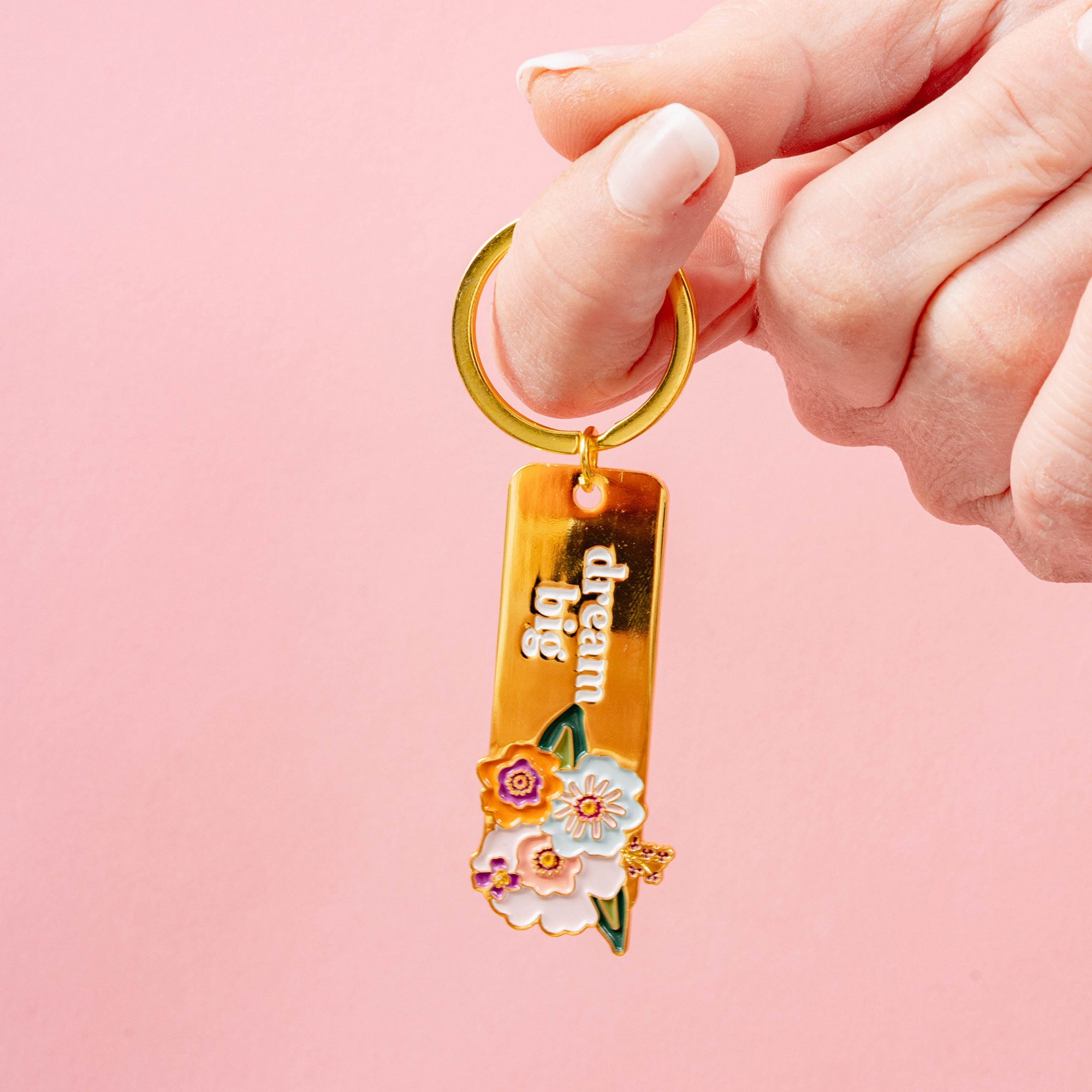 Picture of Enamel Keychain-Dream Big