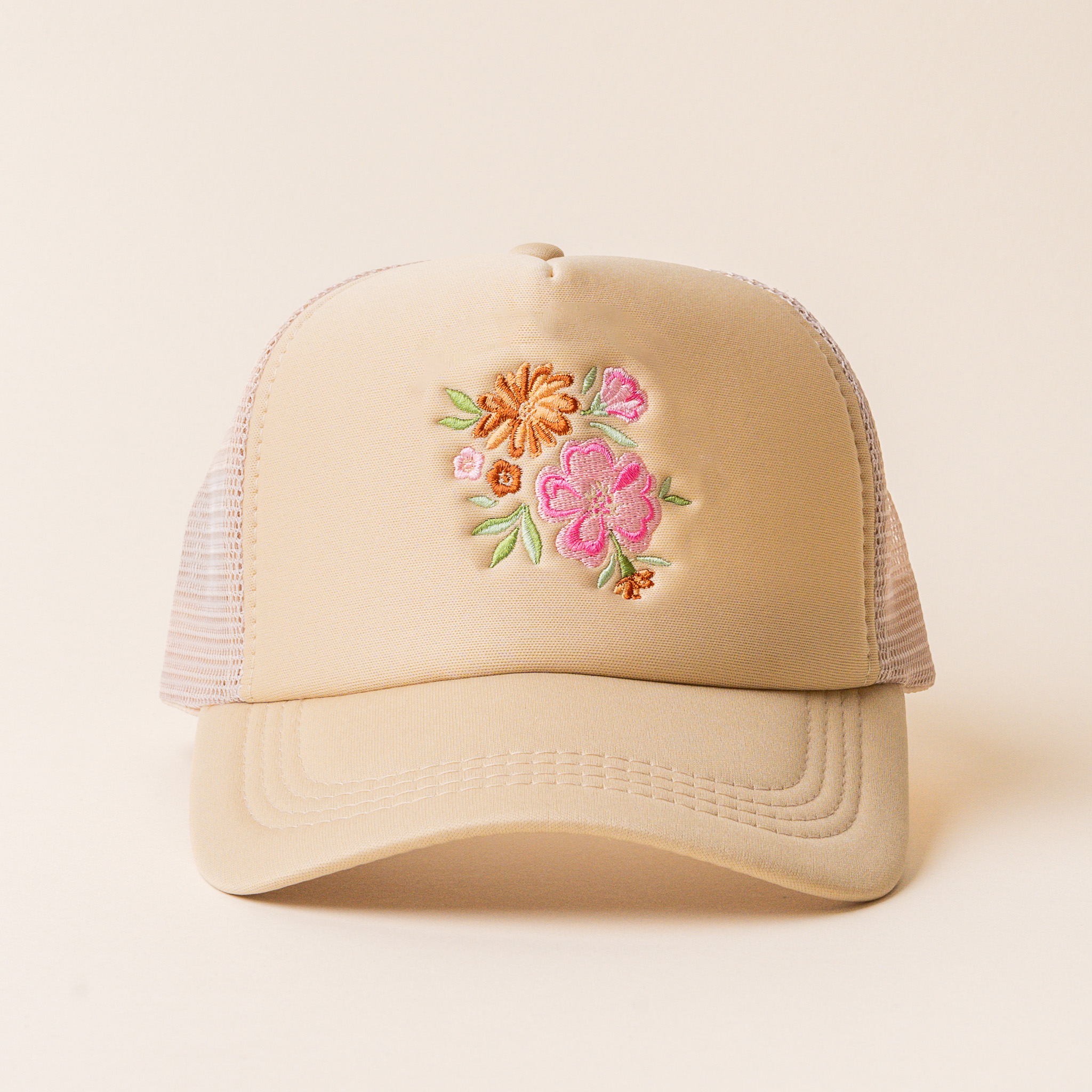 Picture of Trucker Hat-Flowers
