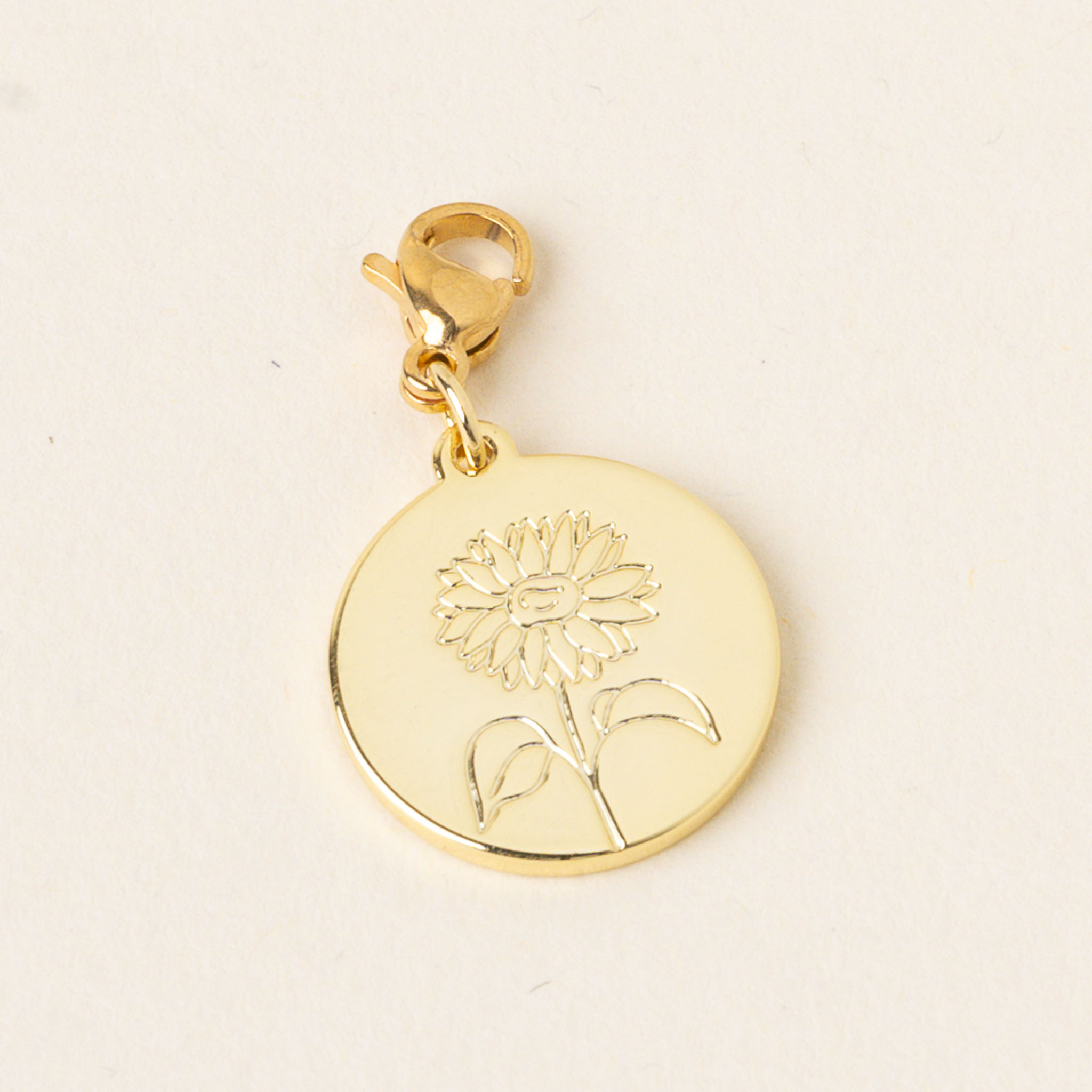 Picture of Jewelry Birth Flower Charm Gold-April