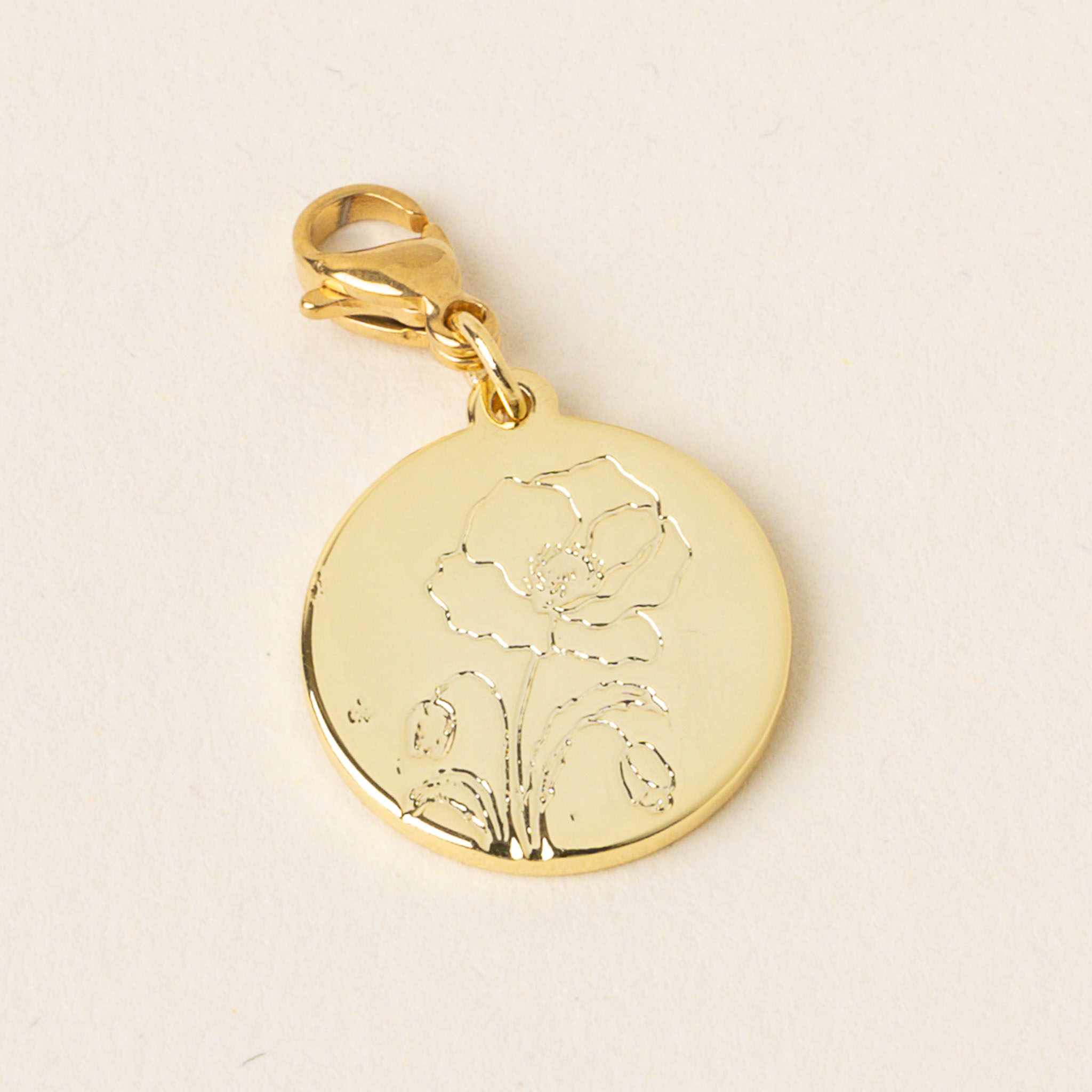 Picture of Jewelry Birth Flower Charm Gold-August