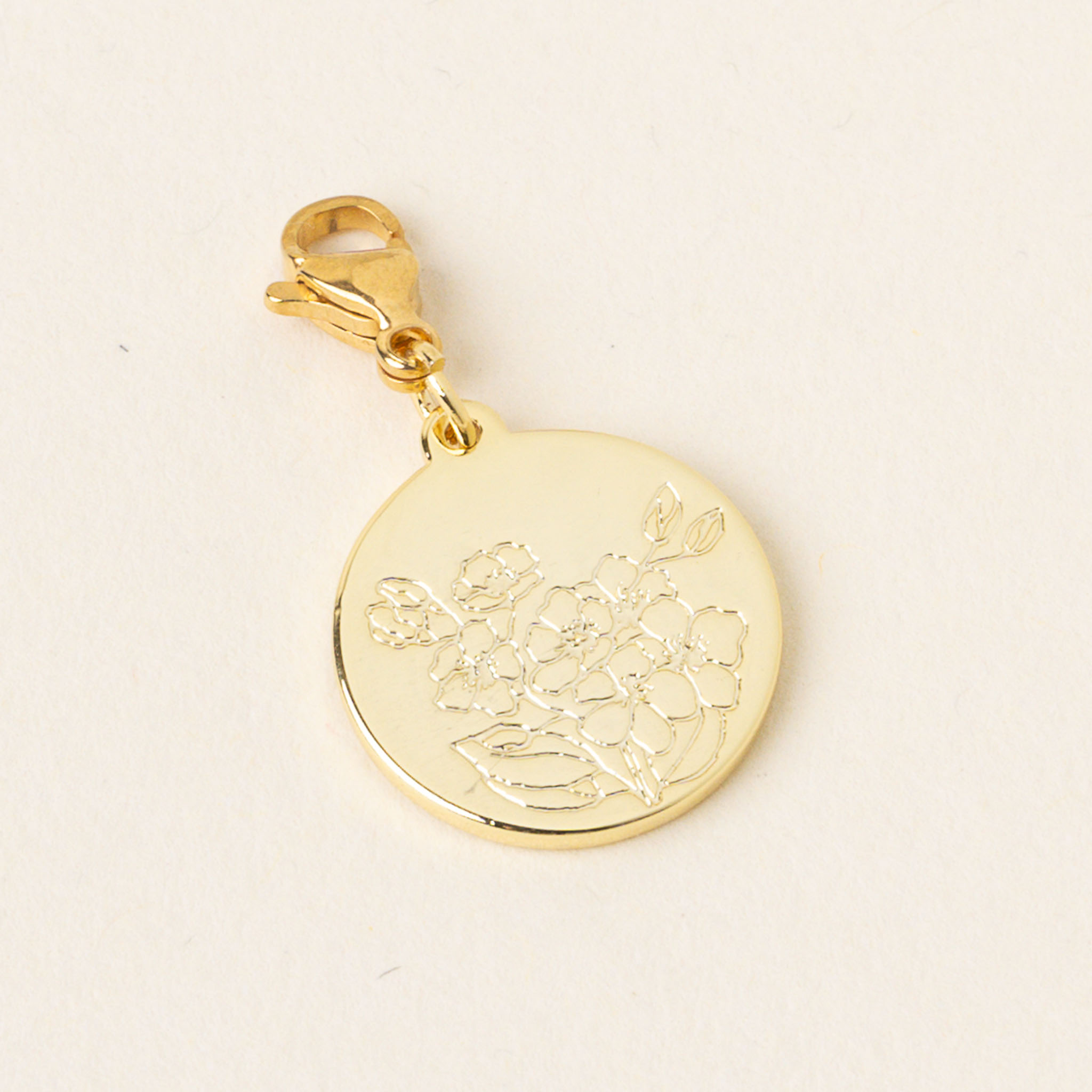Picture of Jewelry Birth Flower Charm Gold-February
