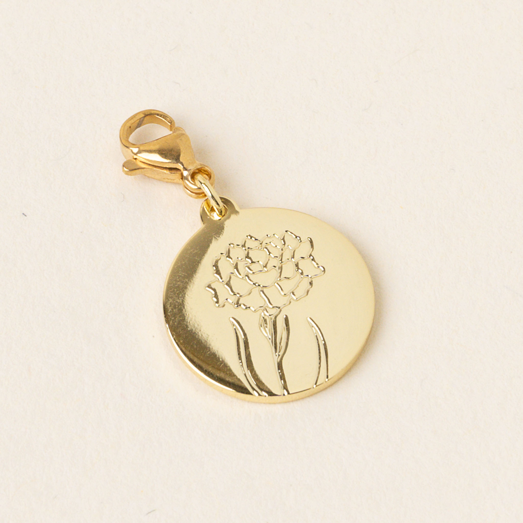 Picture of Jewelry Birth Flower Charm Gold-January