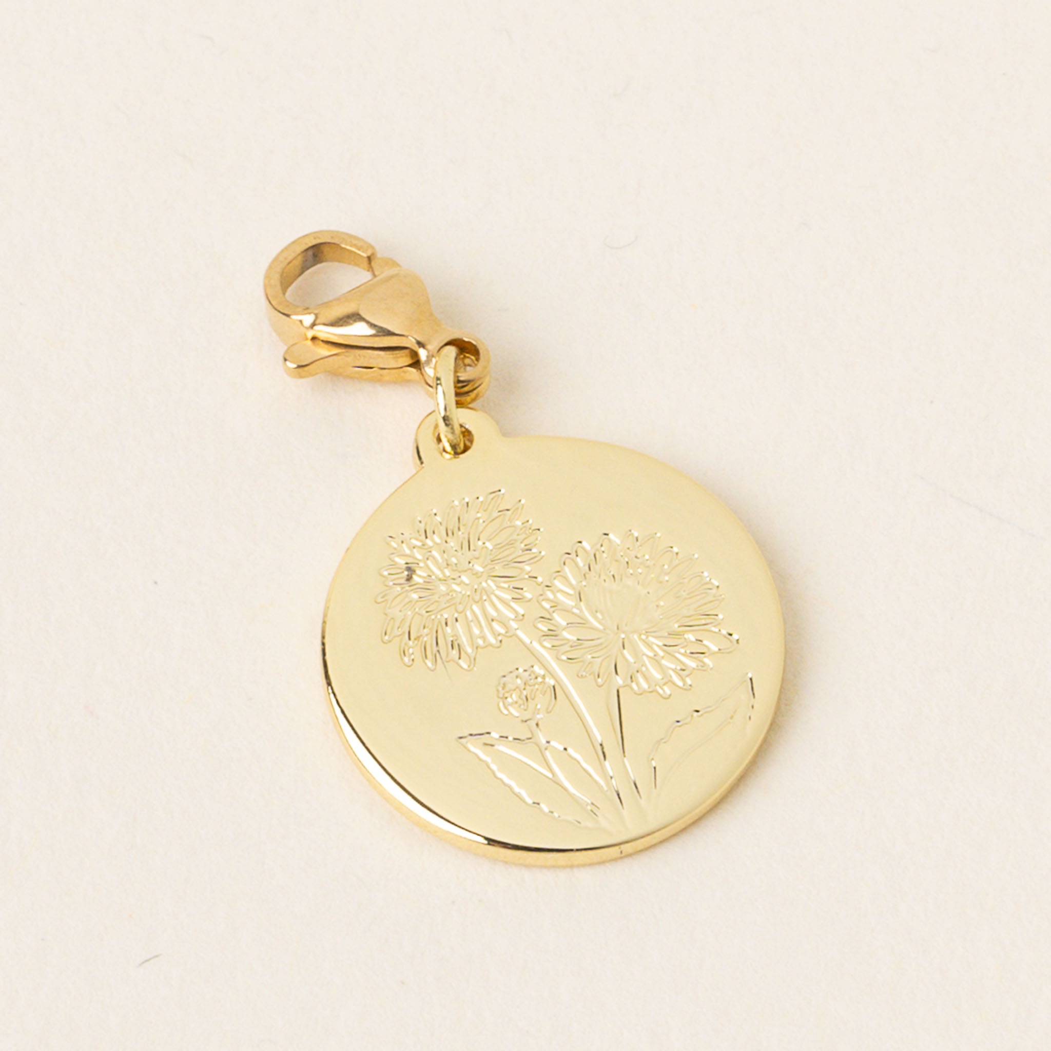 Picture of Jewelry Birth Flower Charm Gold-November