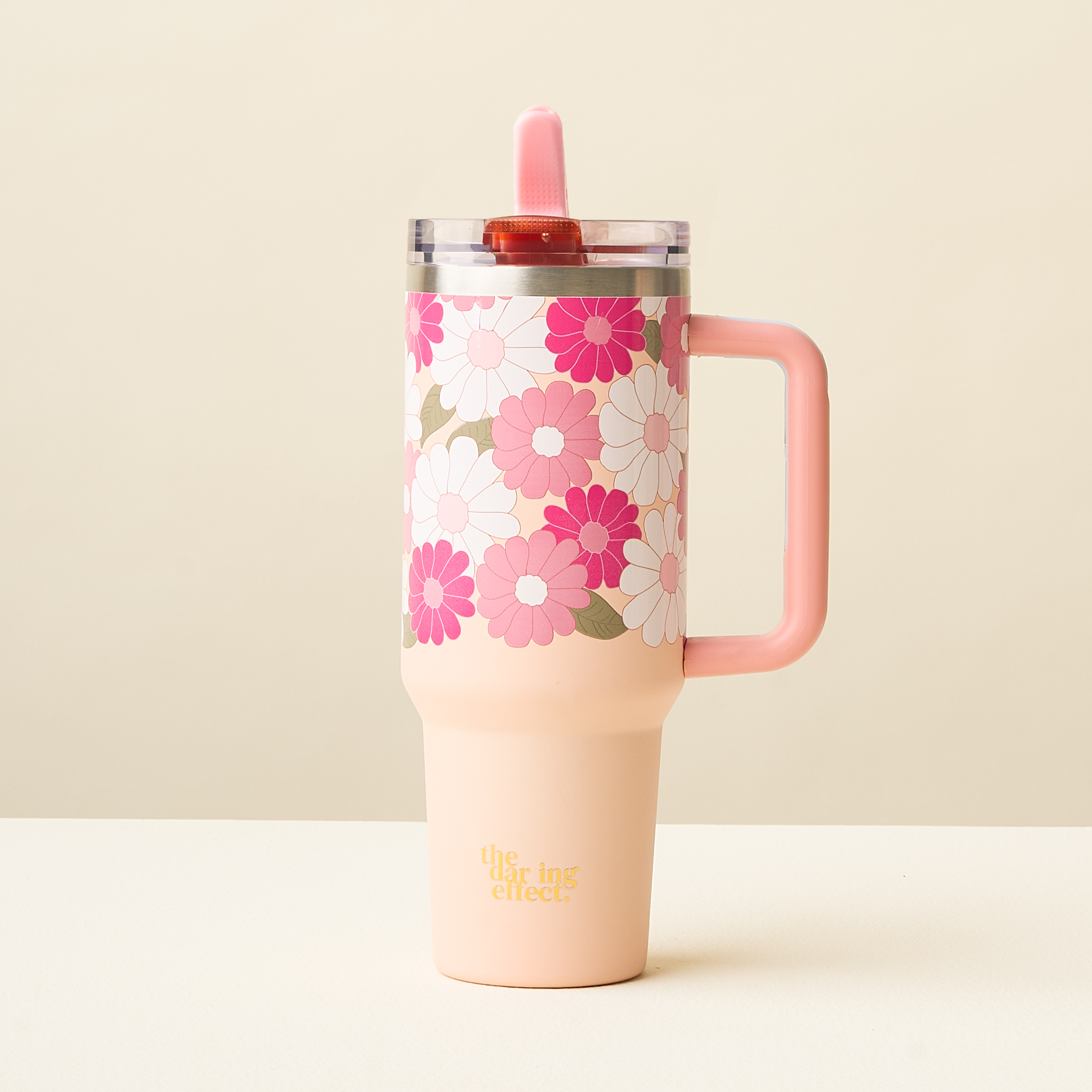 Picture of 40 oz Lifestyle Flip Straw Tumbler-Daisy Craze Hot