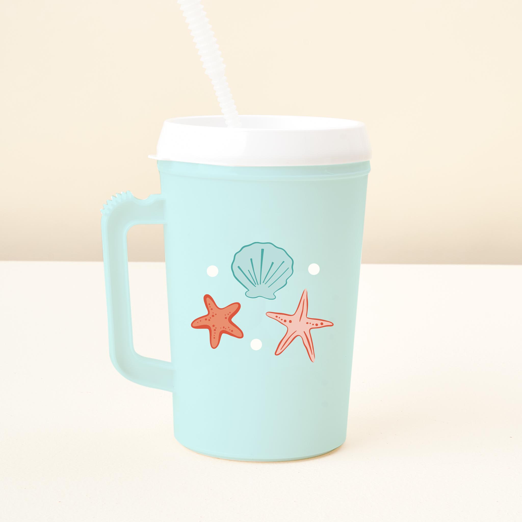 Picture of Mega Mug - 34oz- Seashells