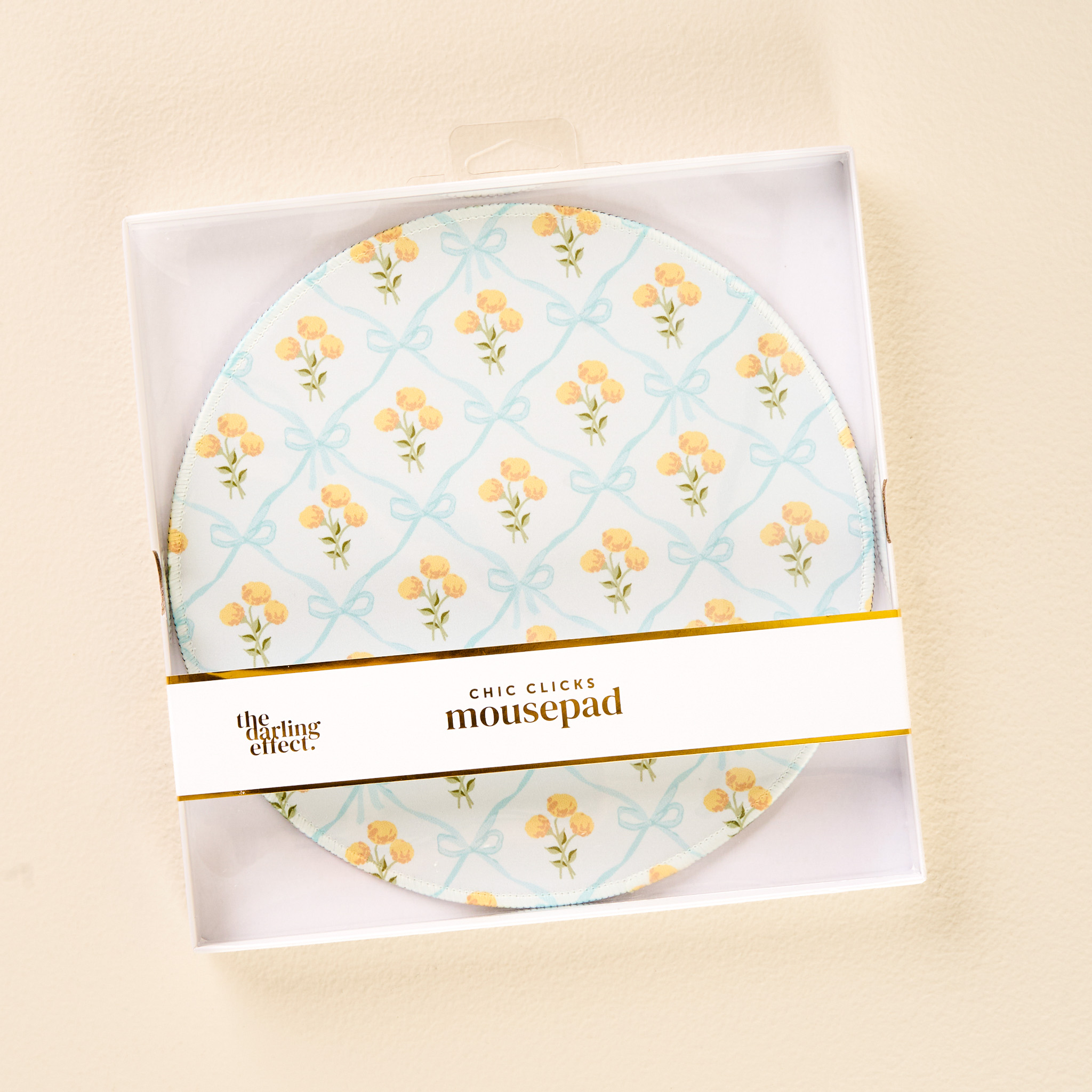 Picture of Chic Clicks Mouse Pad-Marigold Lane Blue