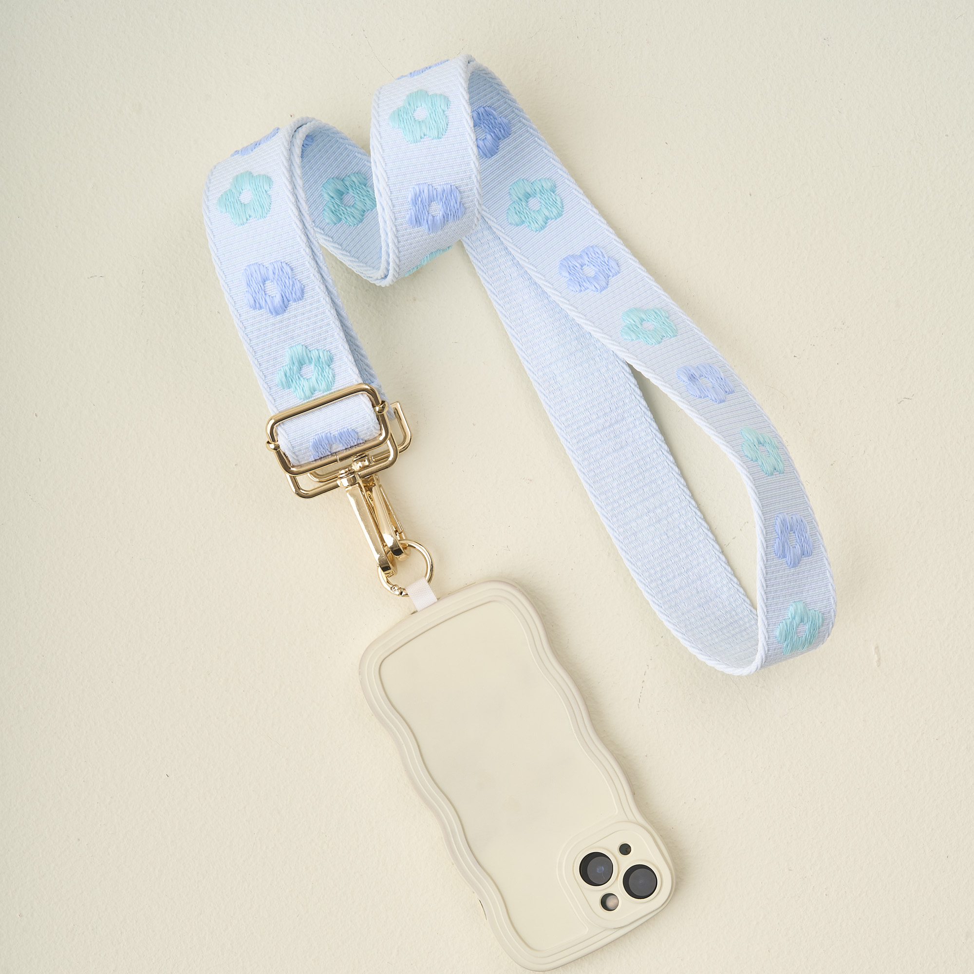 Picture of Hold the Phone Crossbody Strap-Blue