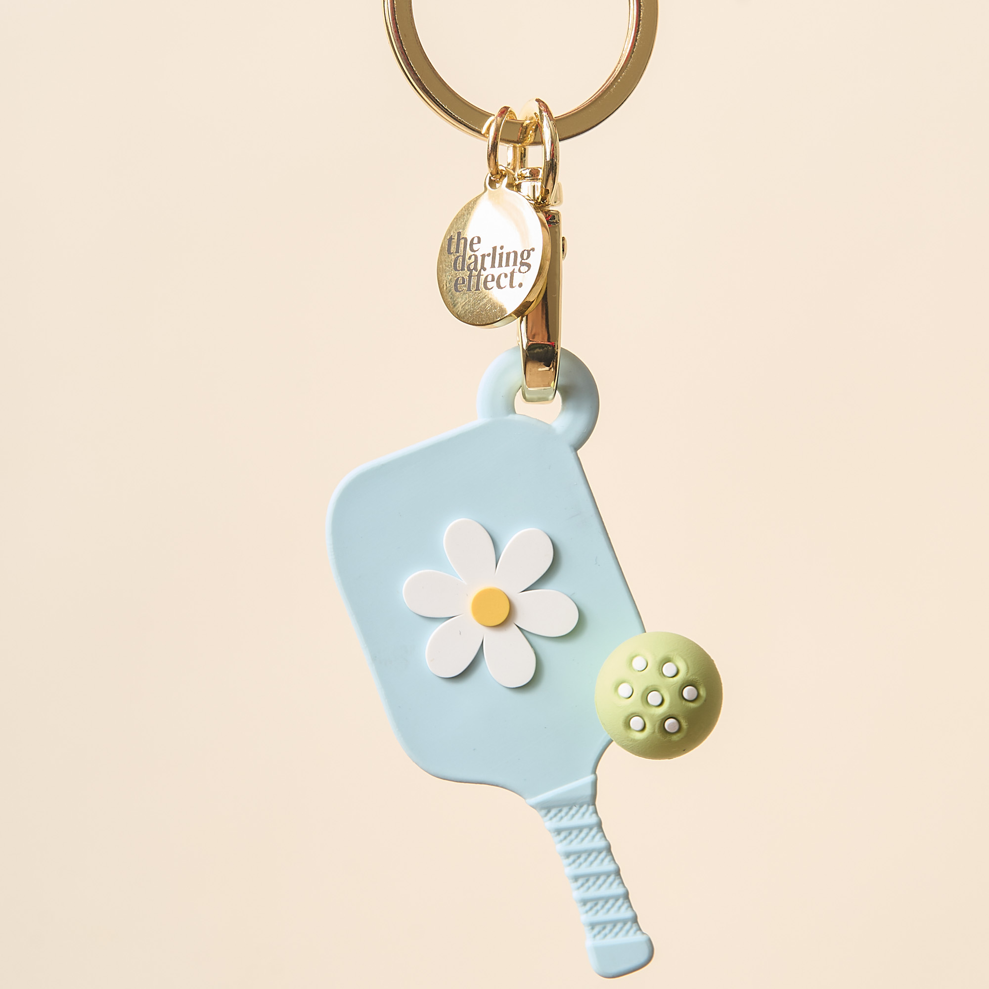 Picture of Pickleball Paddle Keychain-Aqua