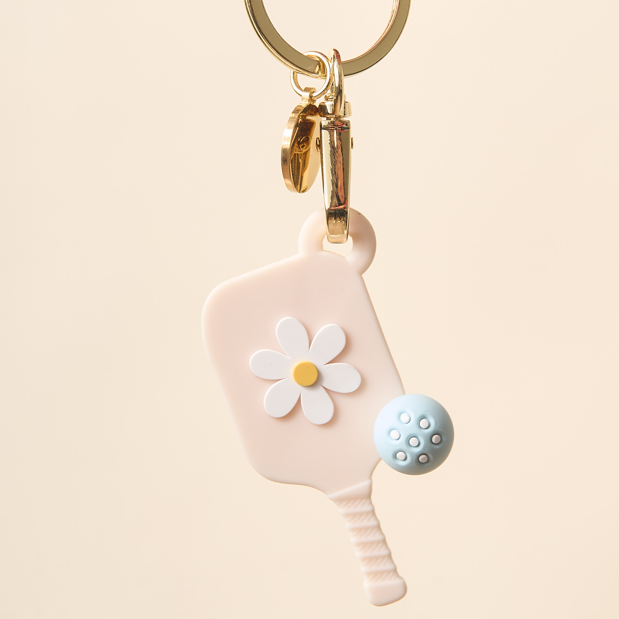 Picture of Pickleball Paddle Keychain-Oat