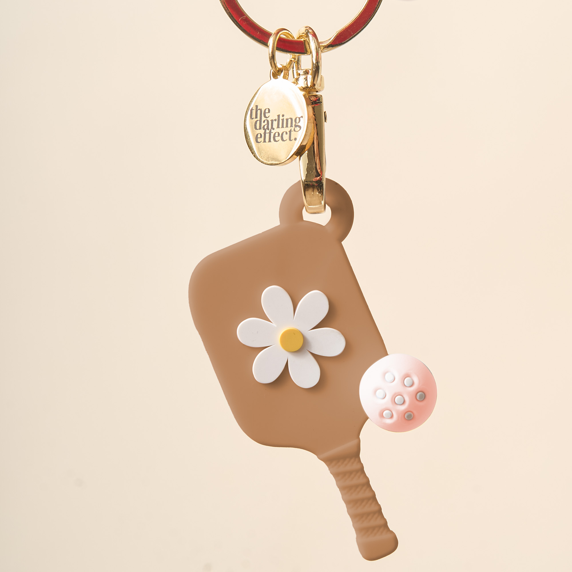 Picture of Pickleball Paddle Keychain-Sandstone