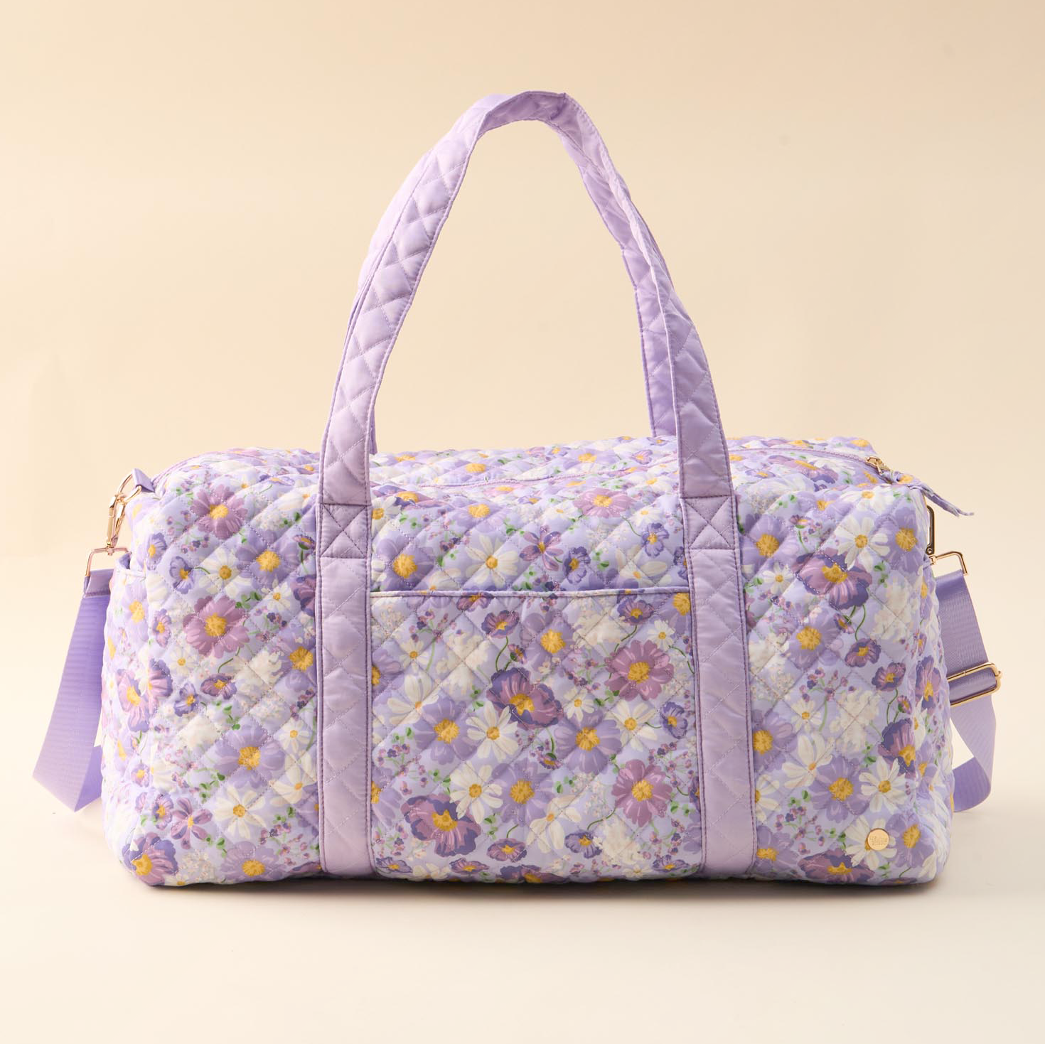Picture of On-the-Go Quilted Weekender Bag-Bouquet Beauty Pur