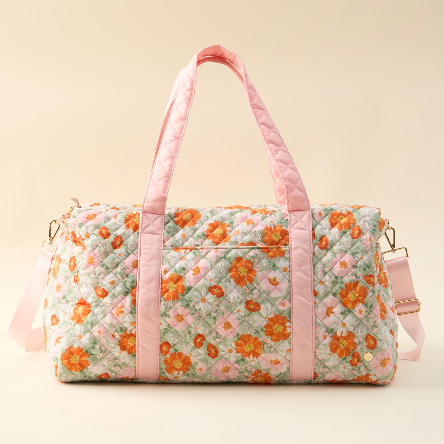 Picture of On-the-Go Quilted Weekender Bag-Bouquet Beauty Sag