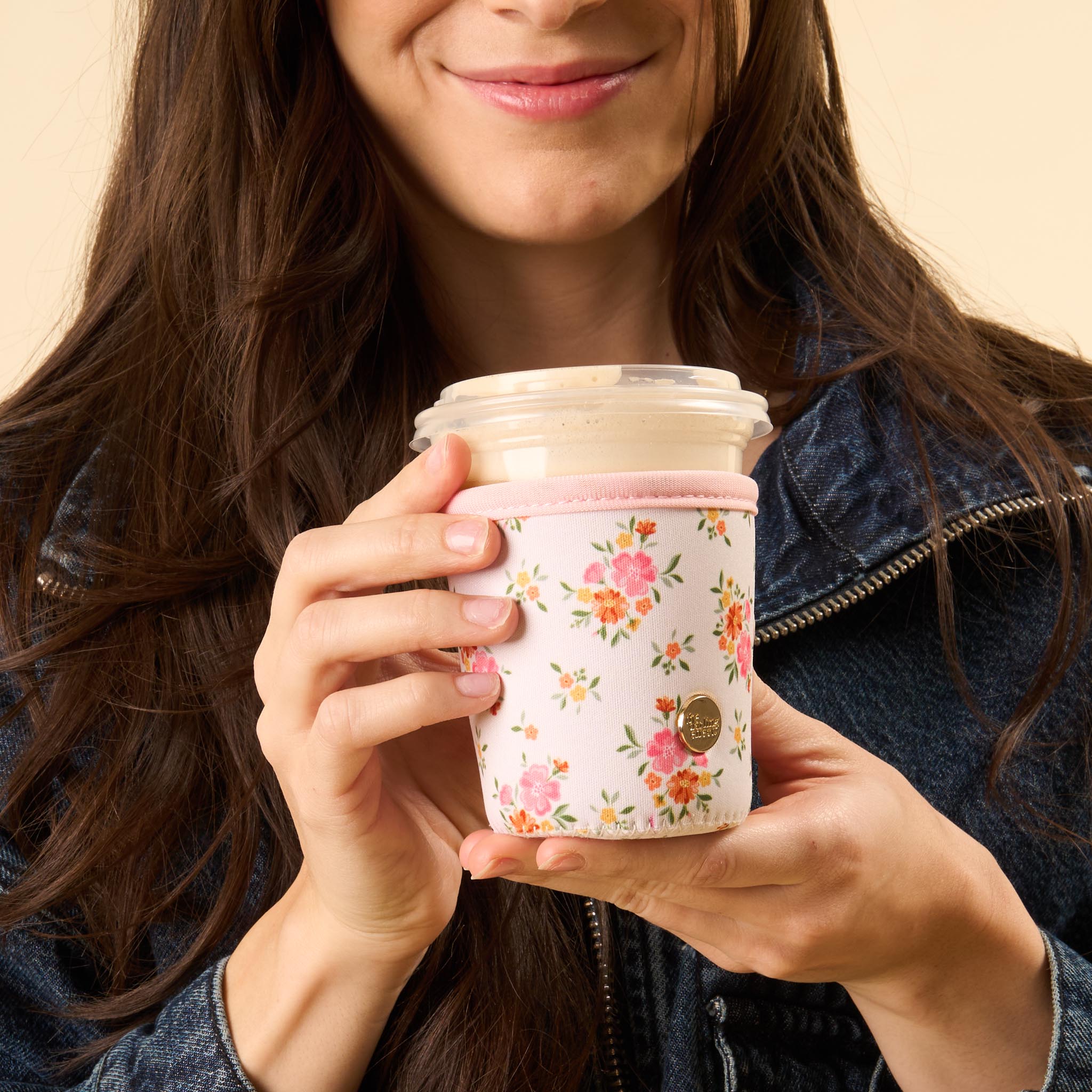 Picture of Sip Savvy Drink Sleeve-Endless Daydream Cream Regu