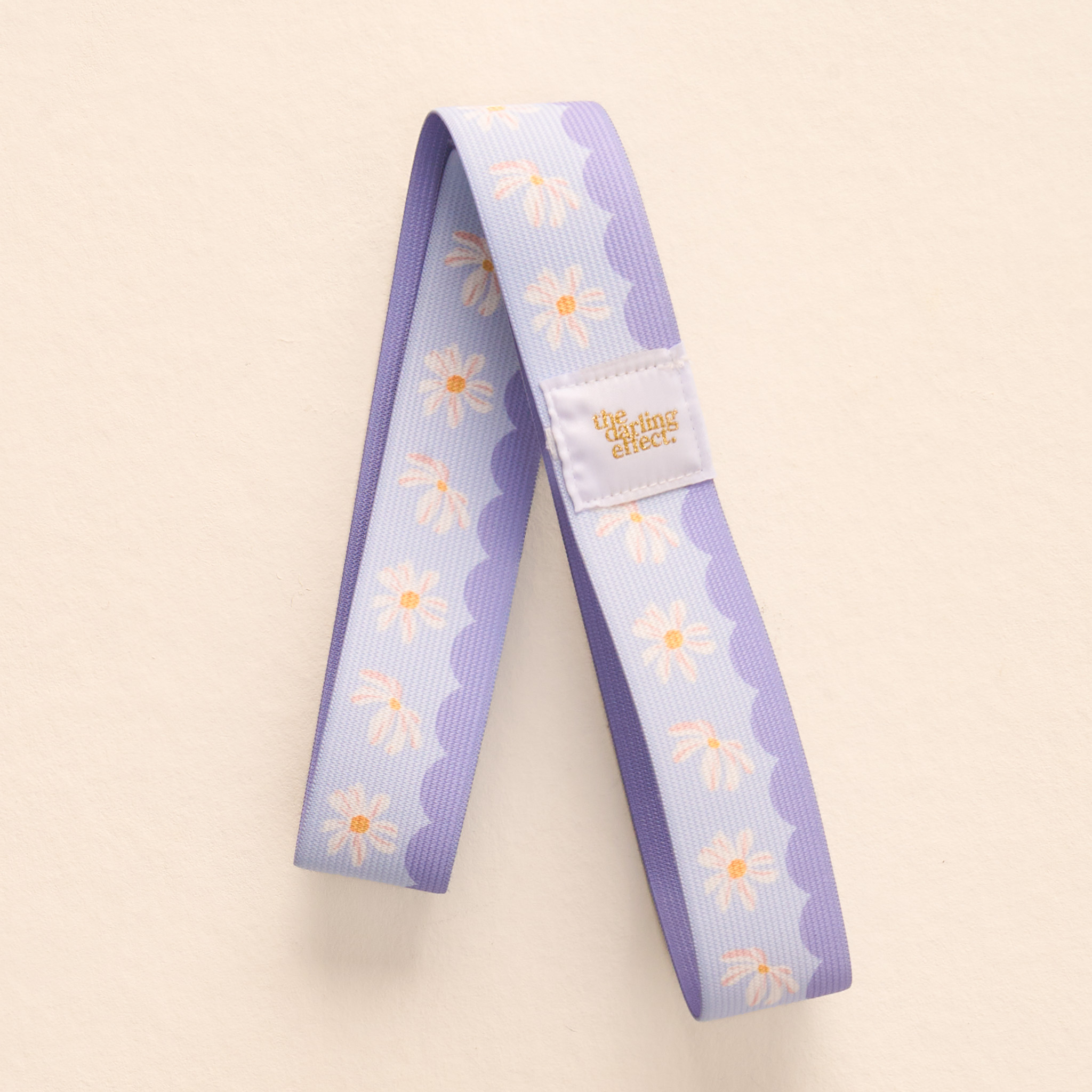 Picture of Stay-Put Towel Band-Scalloped Floral Purple