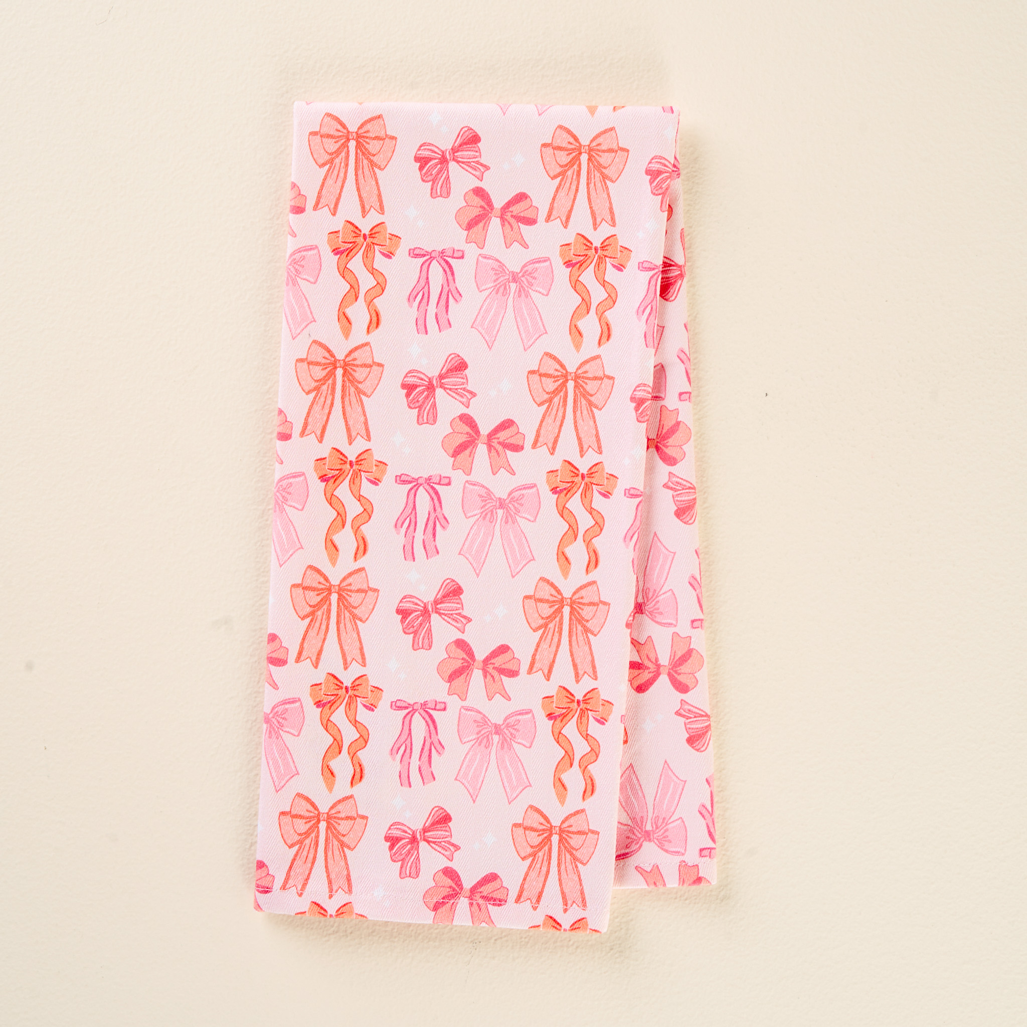 Picture of Tea Towel-Blushing Bows
