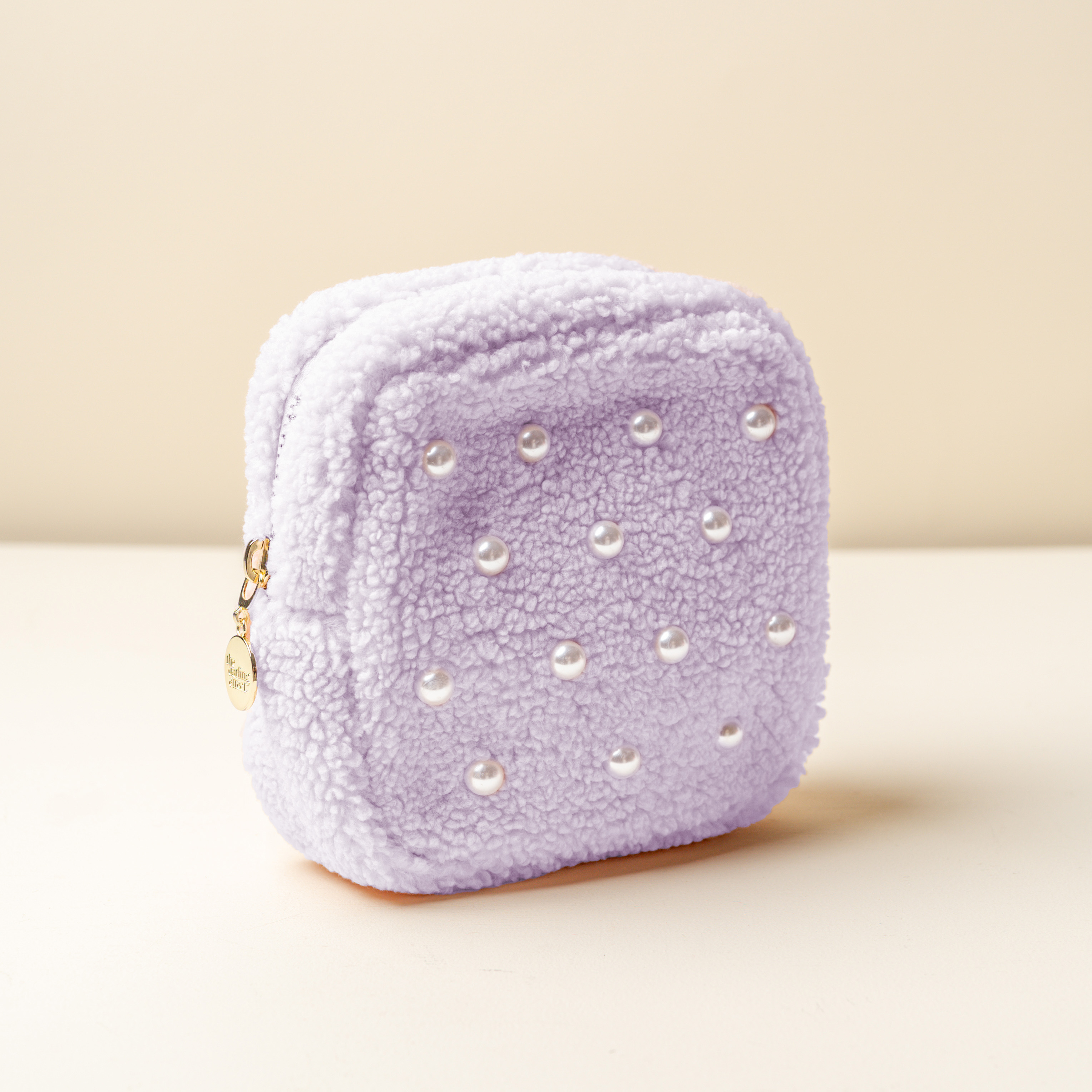 Picture of Teddy Pouch-Square Pearl Purple