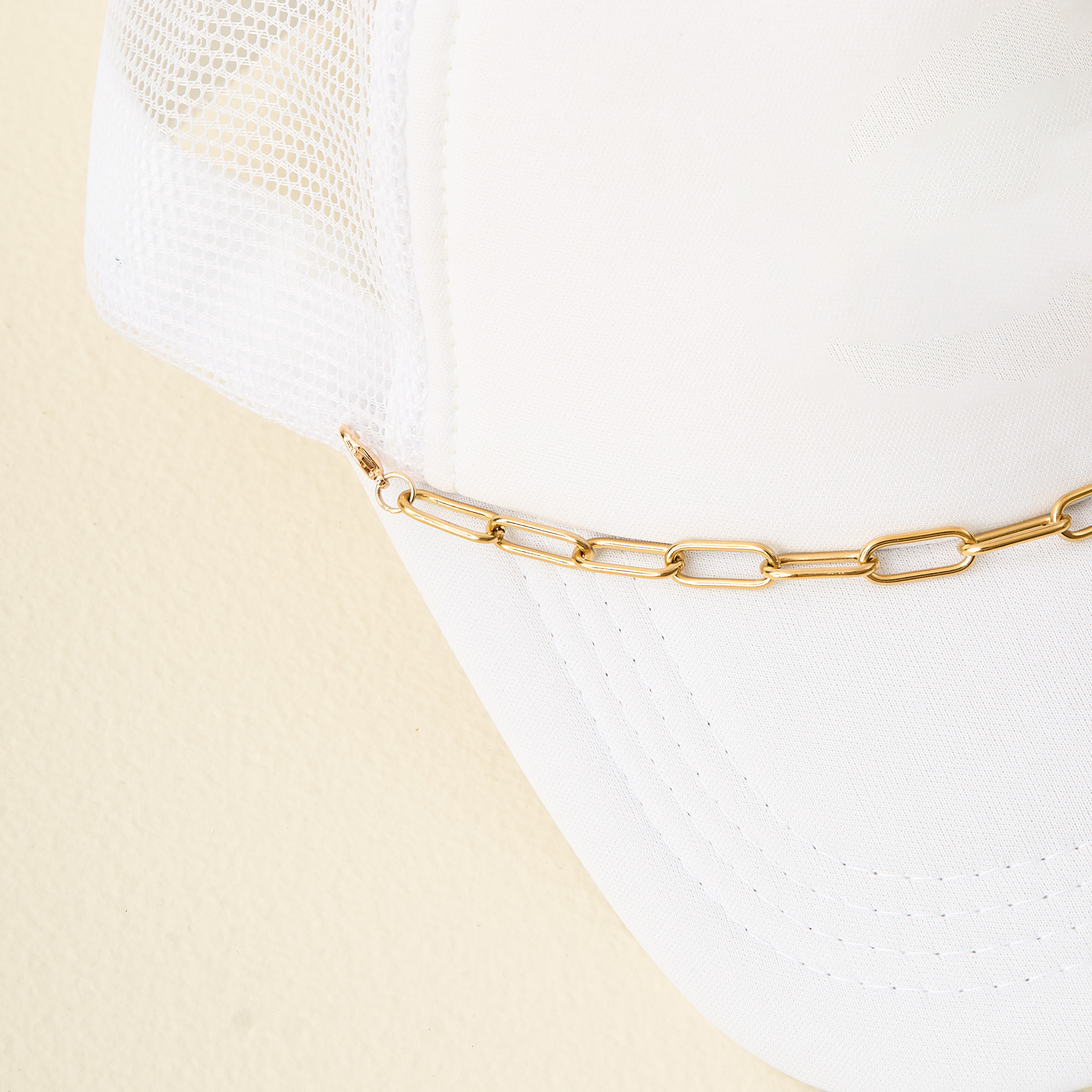 Picture of Trucker Hat Chain-Paperclip Chain-Gold