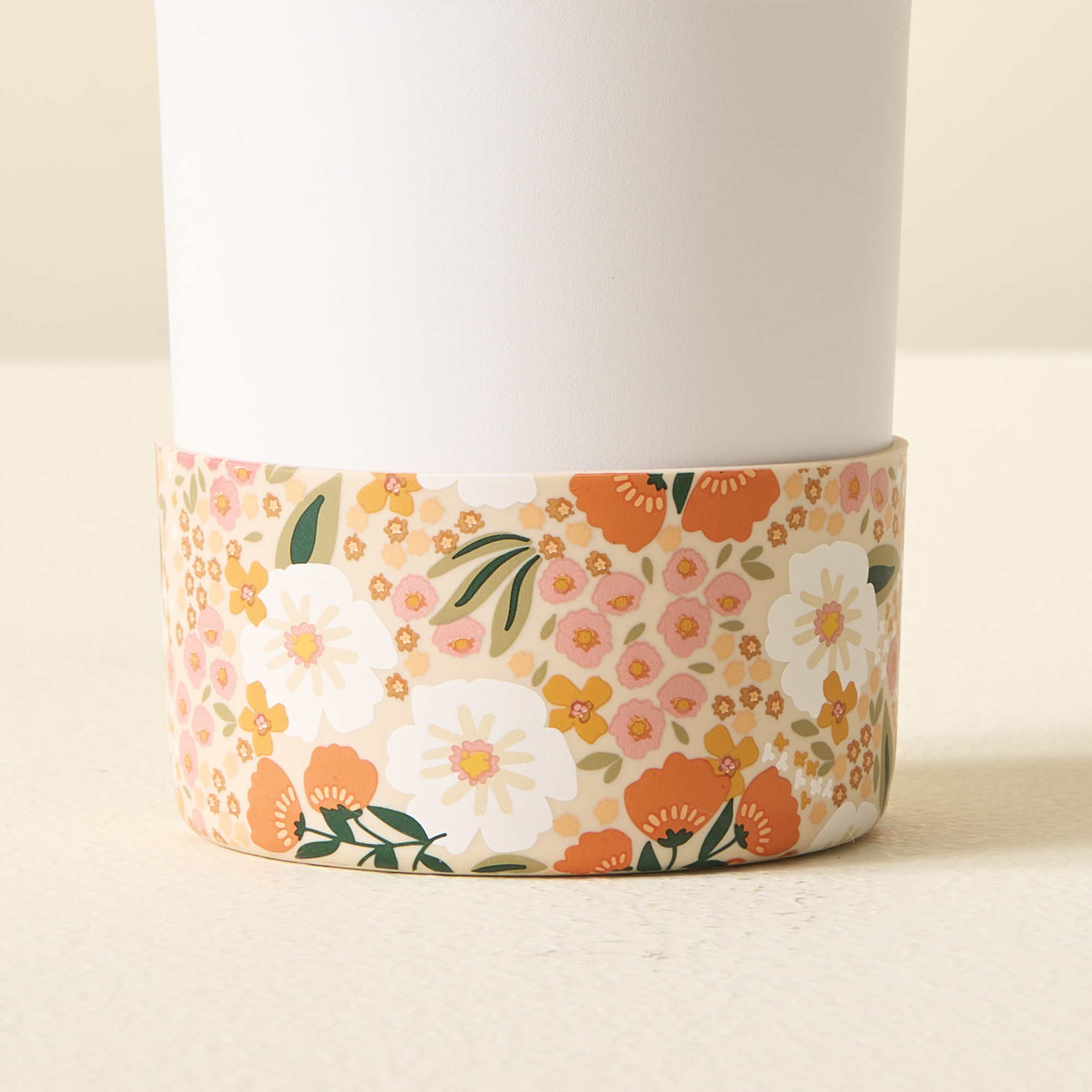 Picture of Tumbler Silicone Boot-Sweet Meadow Orange Tan