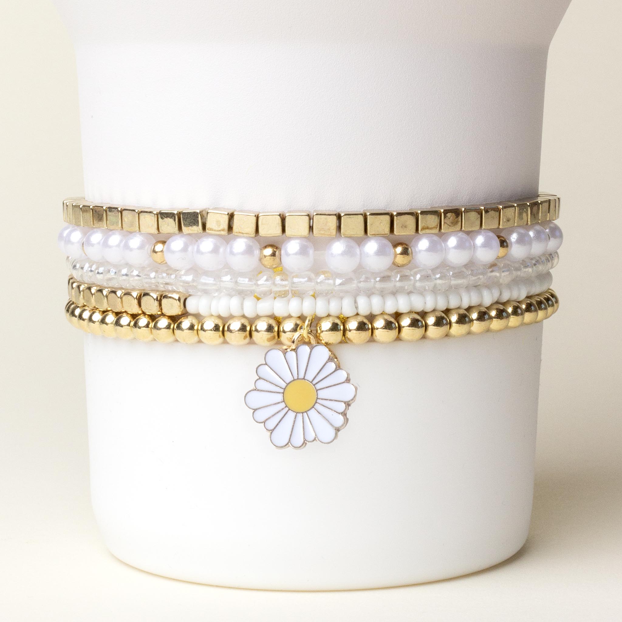 Picture of Tumbler Bracelet Stack-Daisy Dream
