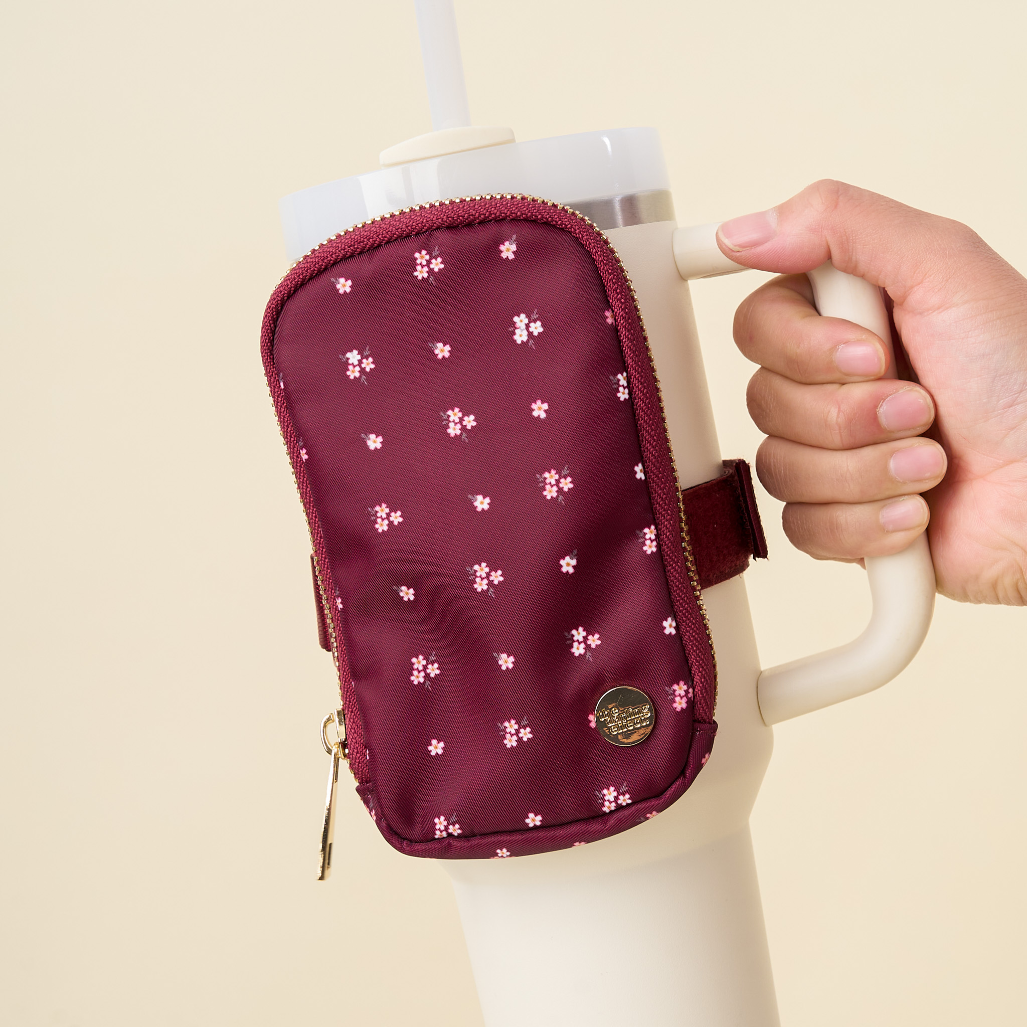 Picture of Tumbler Fanny Pack-Pretty Posies Plum