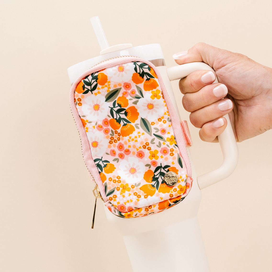 Picture of Tumbler Fanny Pack-Sweet Meadow Orange Tan