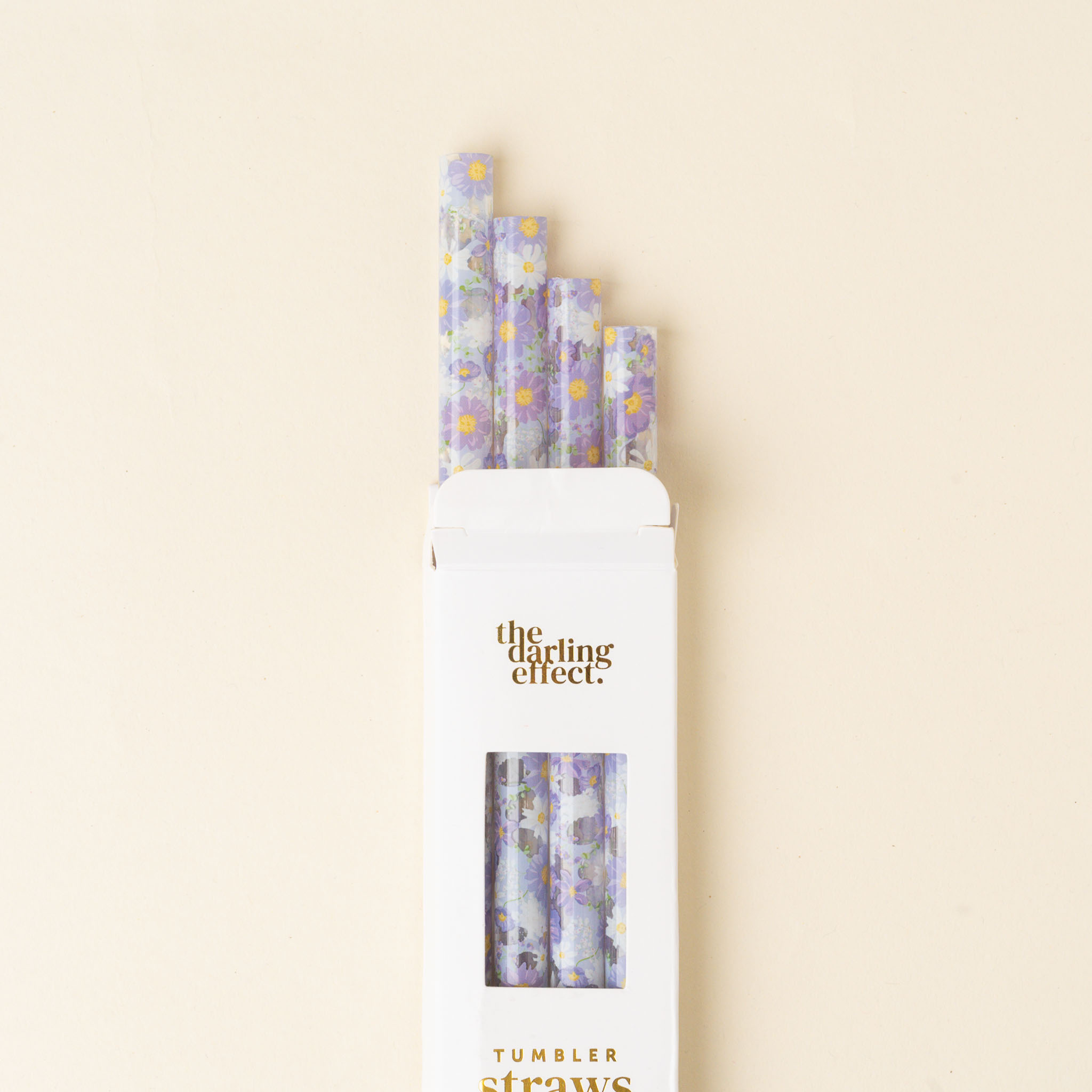 Picture of 40 oz Tumbler Straw Set-Bouquet Beauty Purple