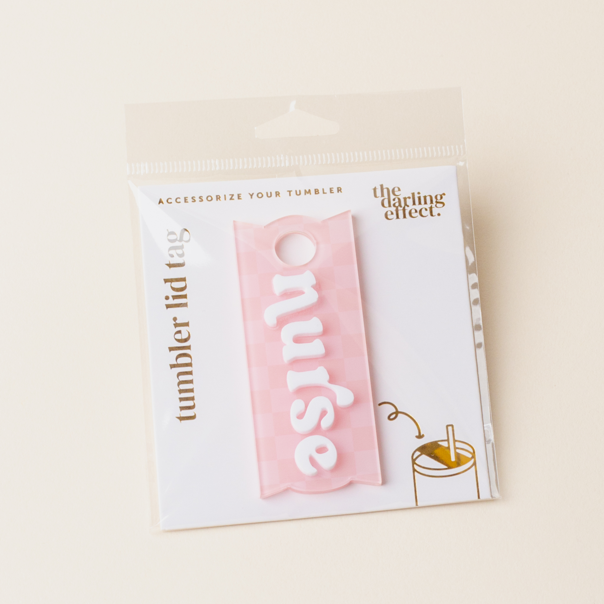 Picture of Tumbler Lid Tag-Nurse