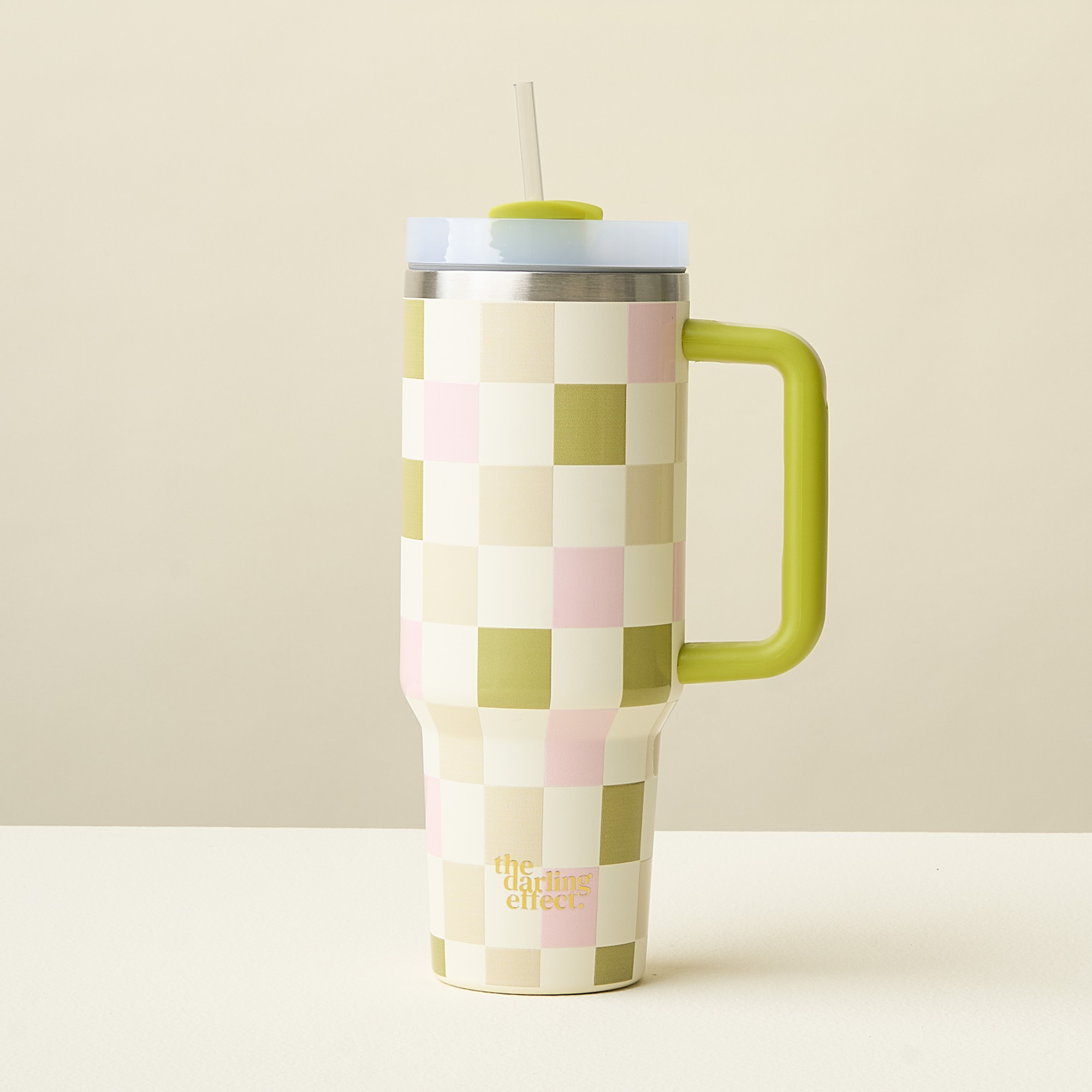 Picture of 40 oz Take Me Everywhere Tumbler-Check Green