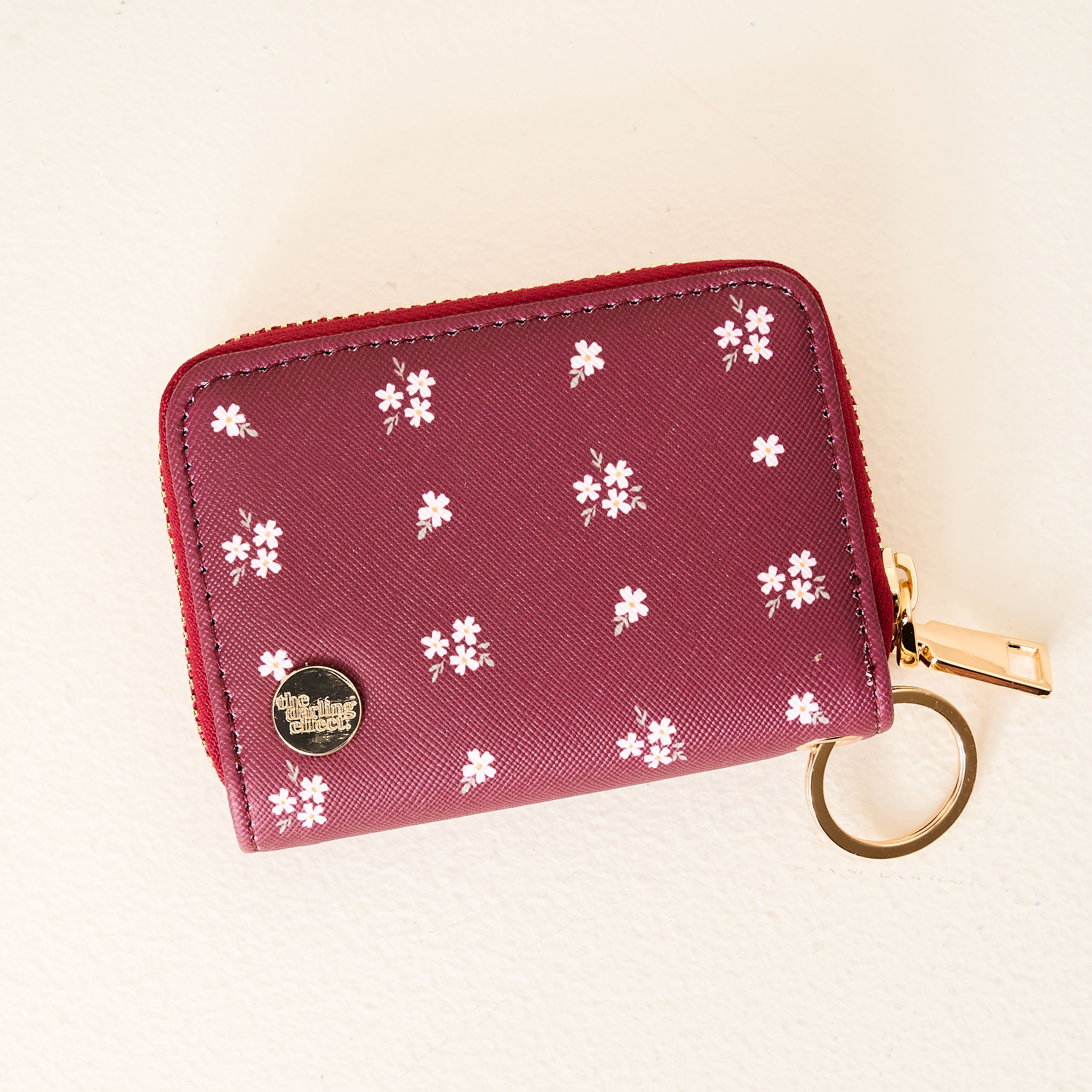 Picture of Zip Around Wallet-Pretty Posies Plum