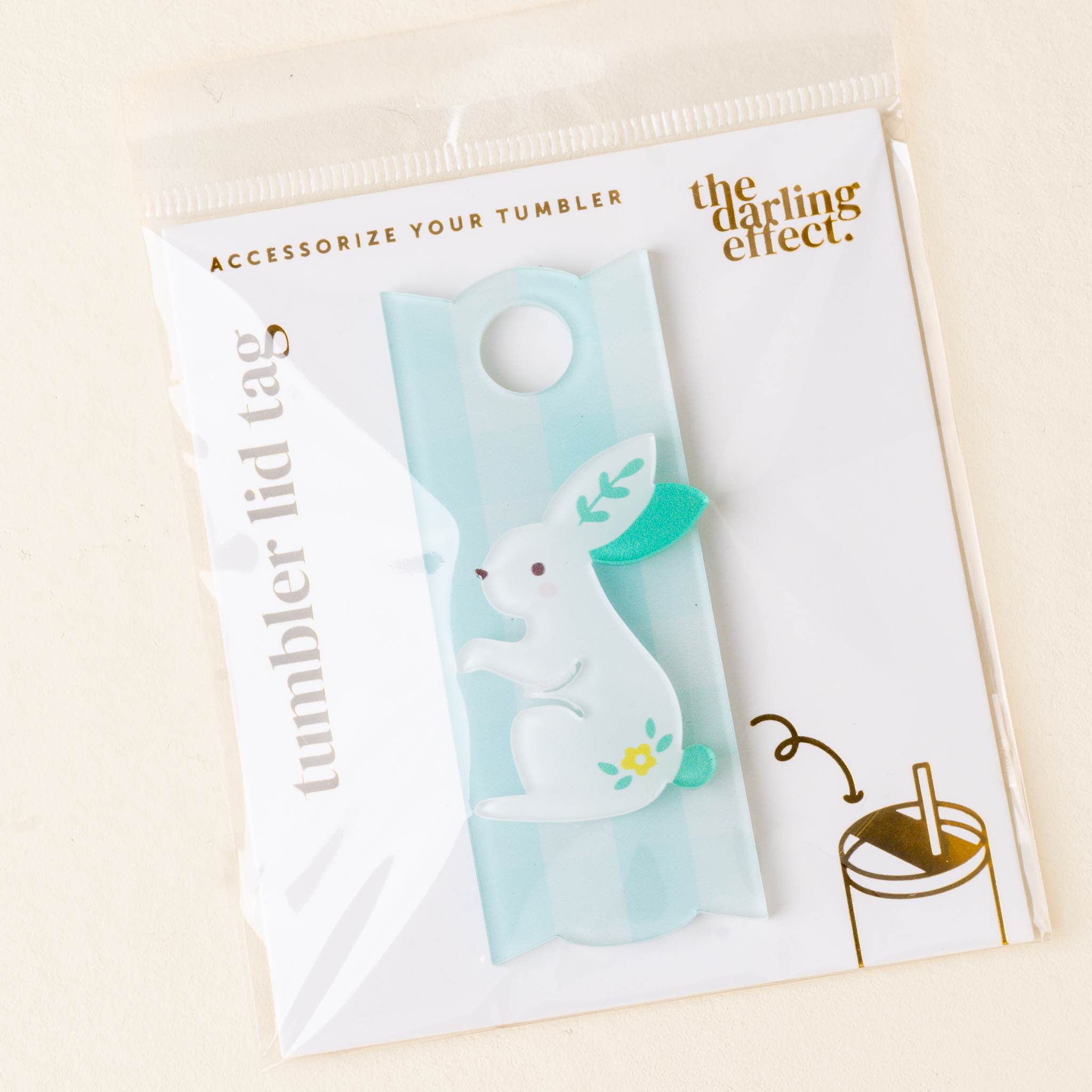 Picture of Tumbler Lid Tag-Easter Bunny