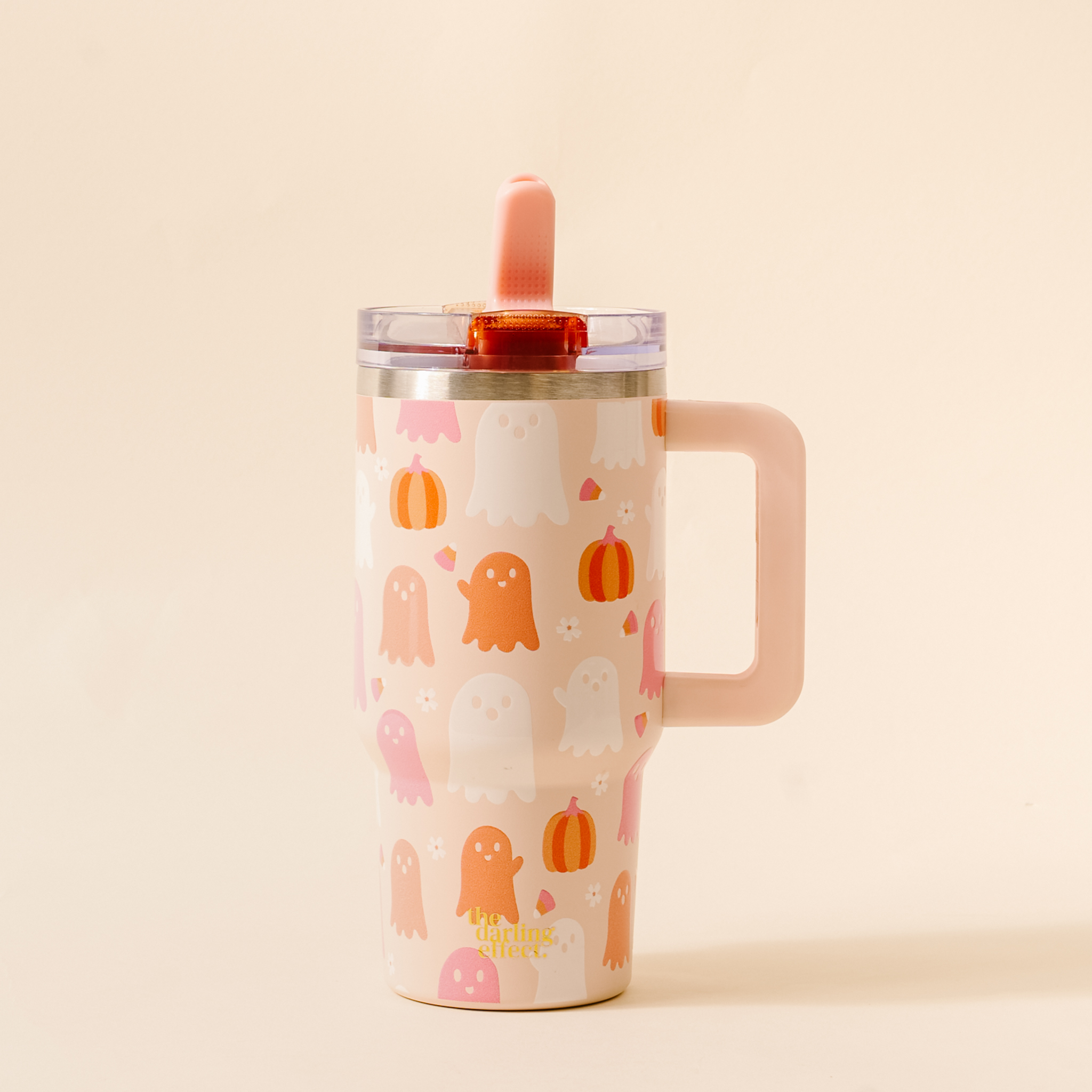 Picture of 20 oz Lifestyle Flip Straw Tumbler-Ghost Party