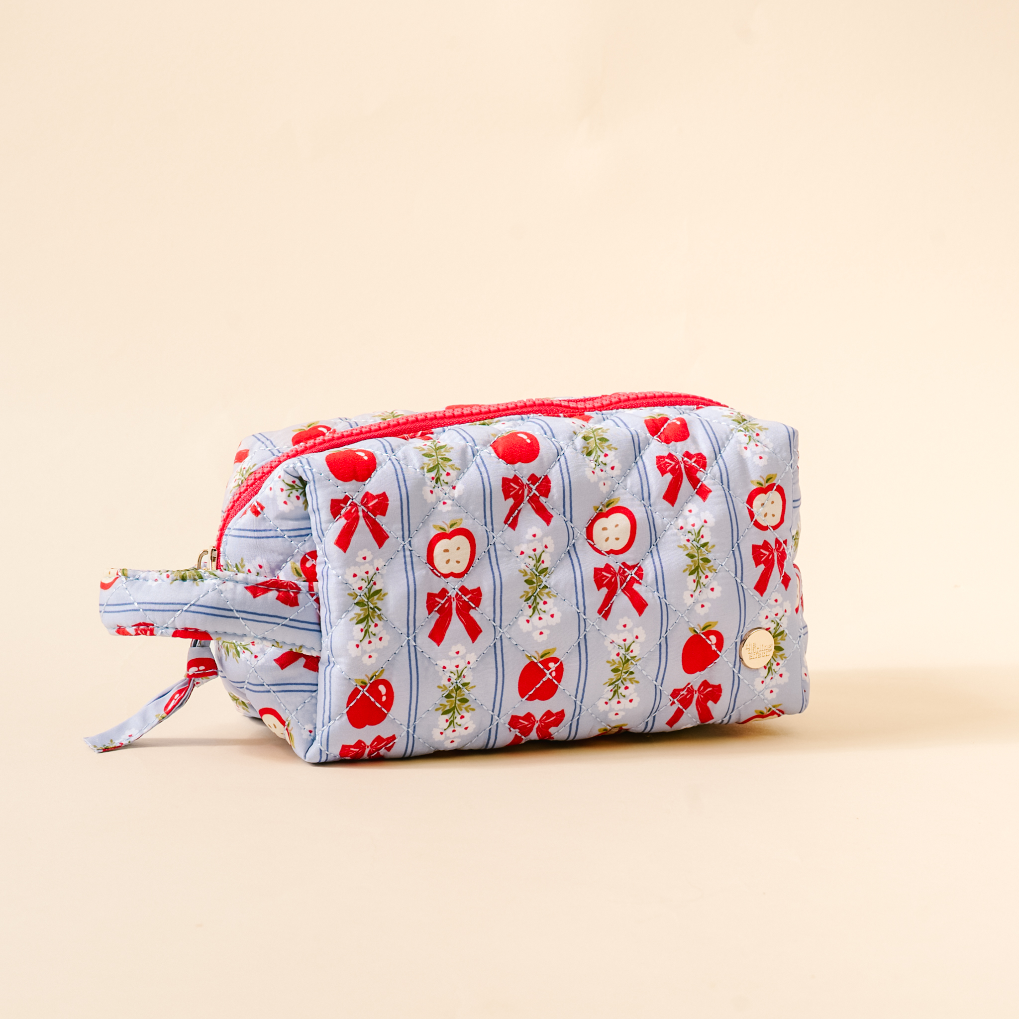 Picture of Essentials Quilted Cosmetic Pouch-Oh So Orchard