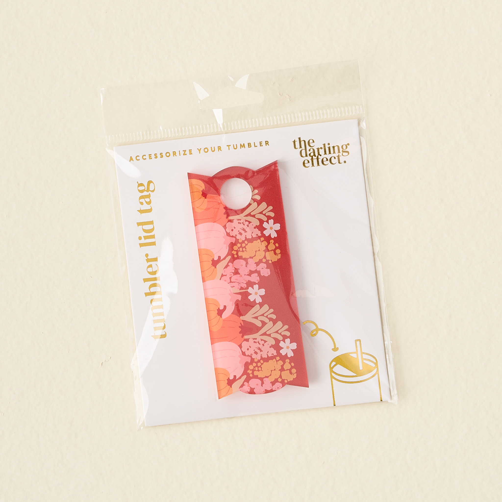 Picture of Tumbler Lid Tag-Harvest Blooms