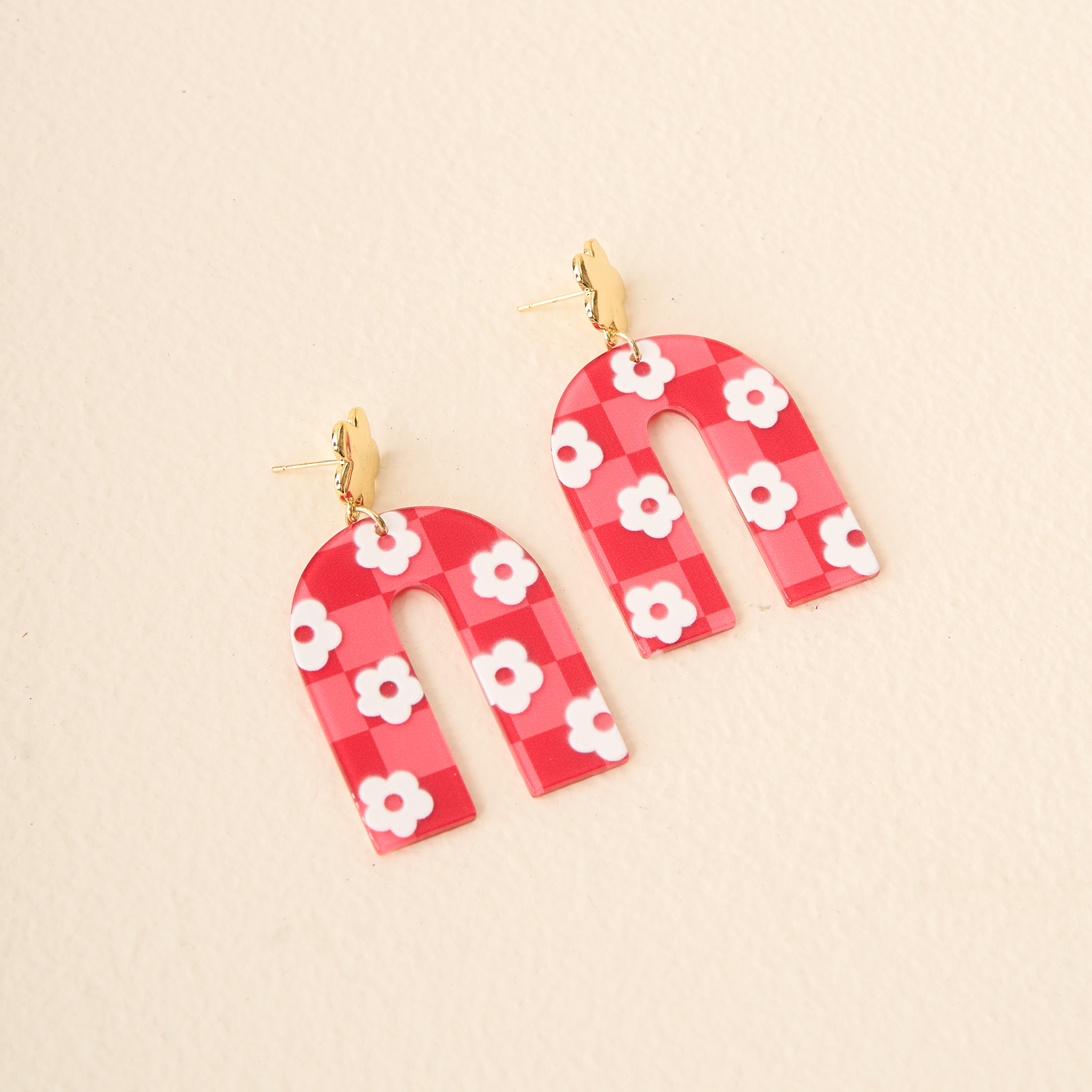 Picture of Acrylic Earring-Red