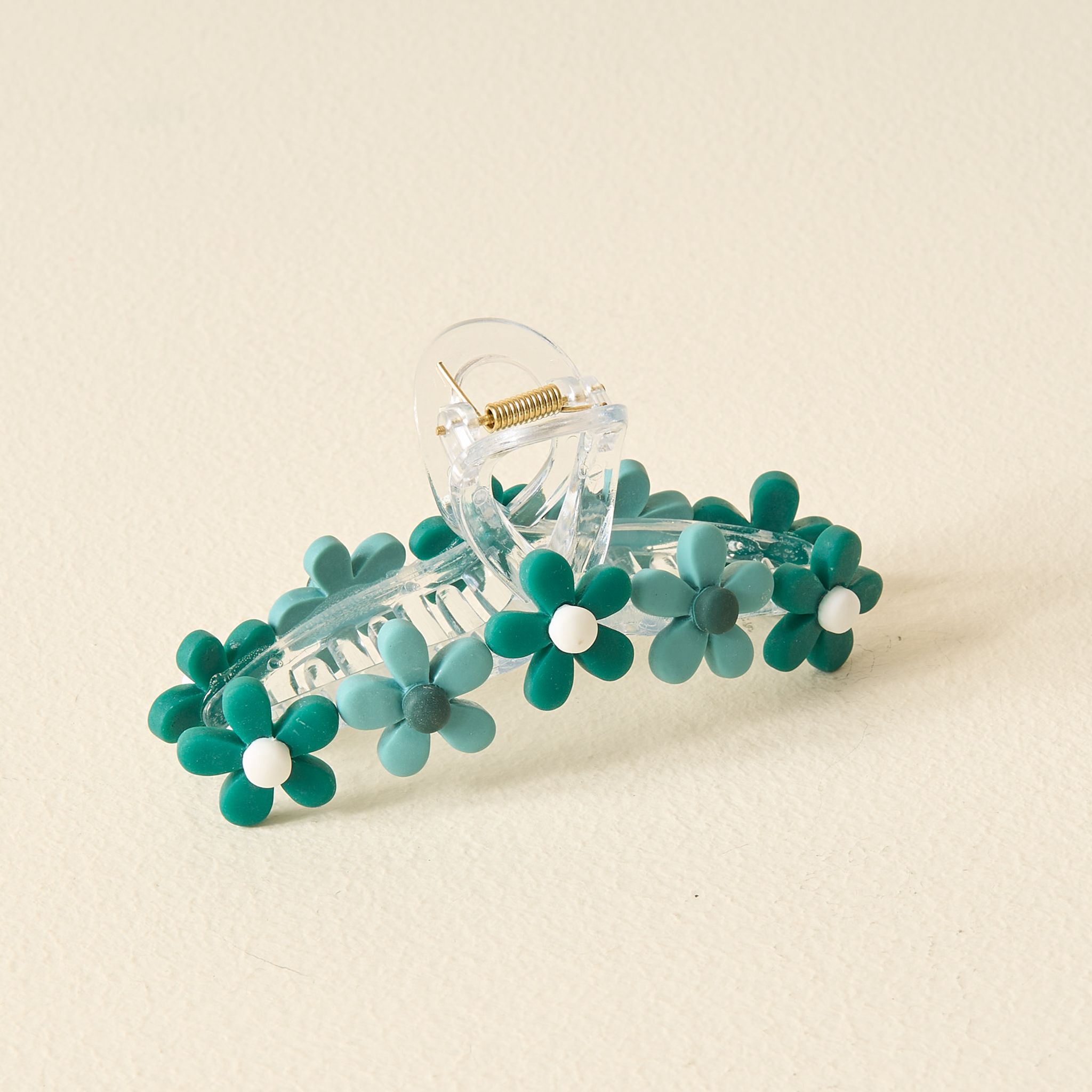 Picture of Daisy Claw Clip-Green