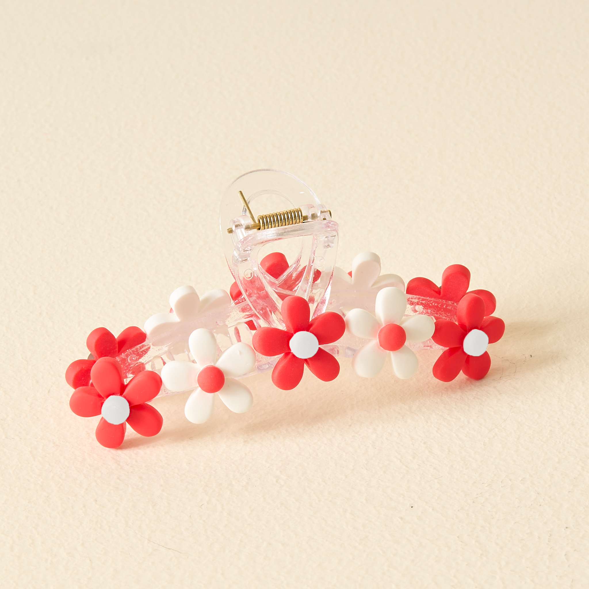 Picture of Daisy Claw Clip-Red