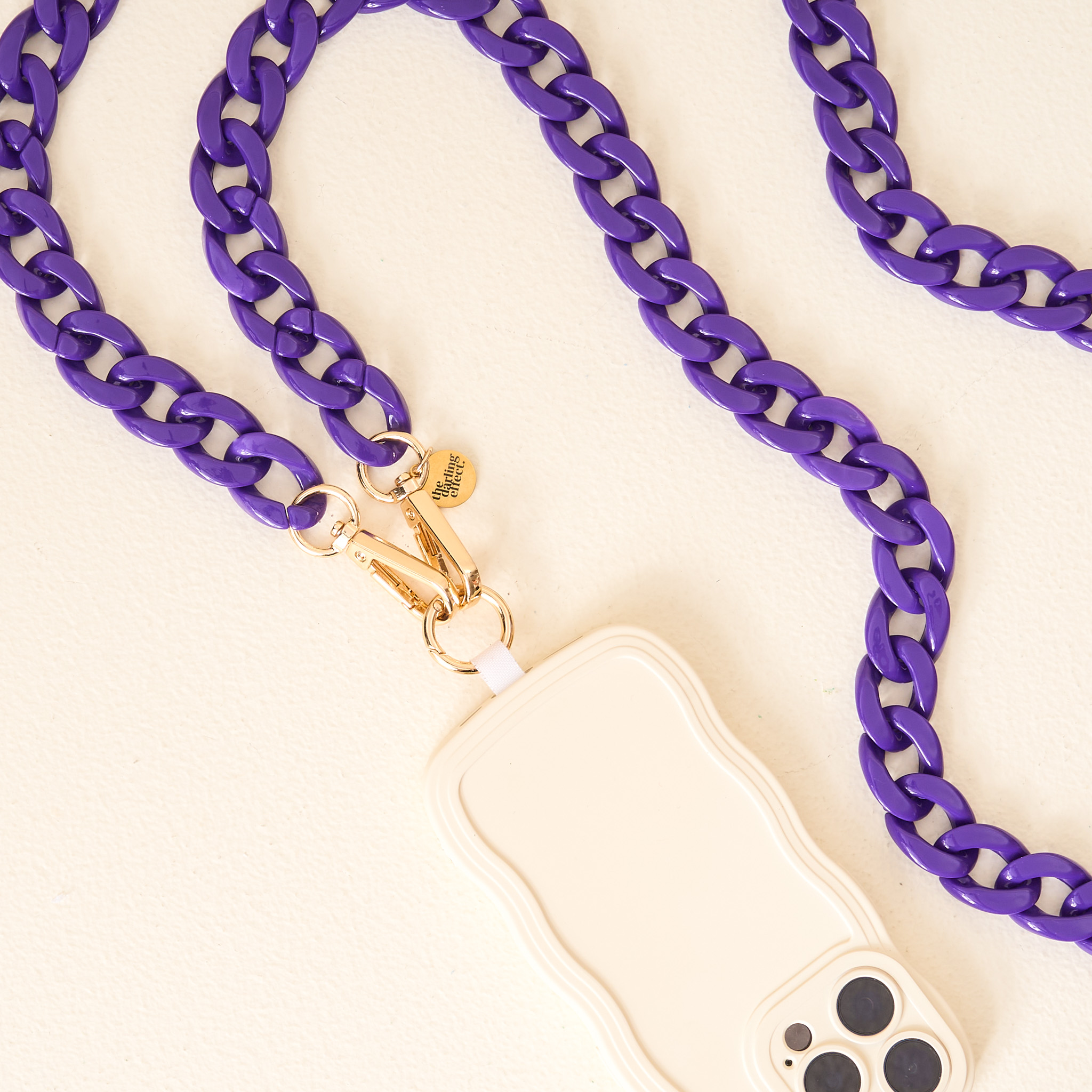 Picture of GY Hold the Phone Crossbody Chain-Purple