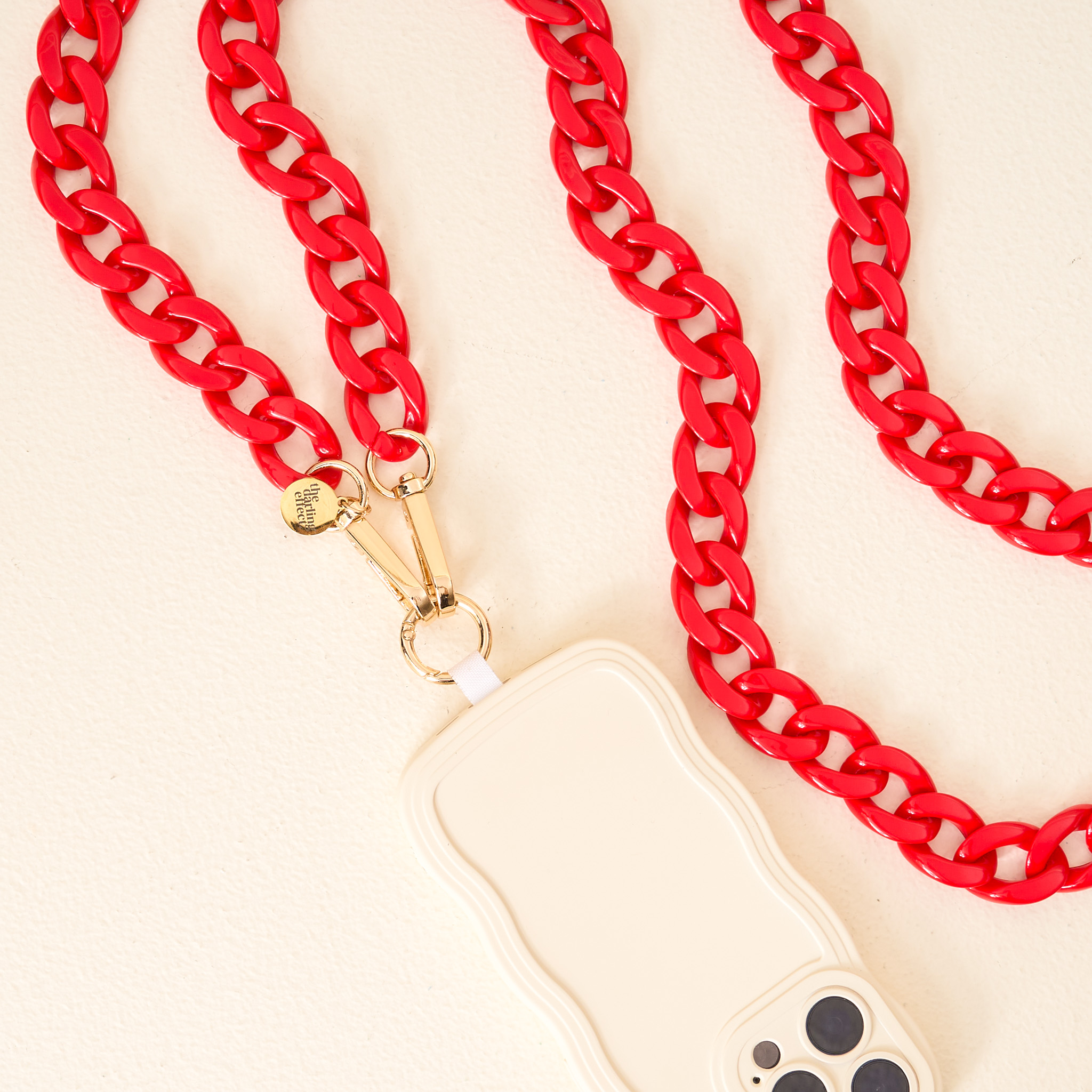 Picture of GY Hold the Phone Crossbody Chain-Red