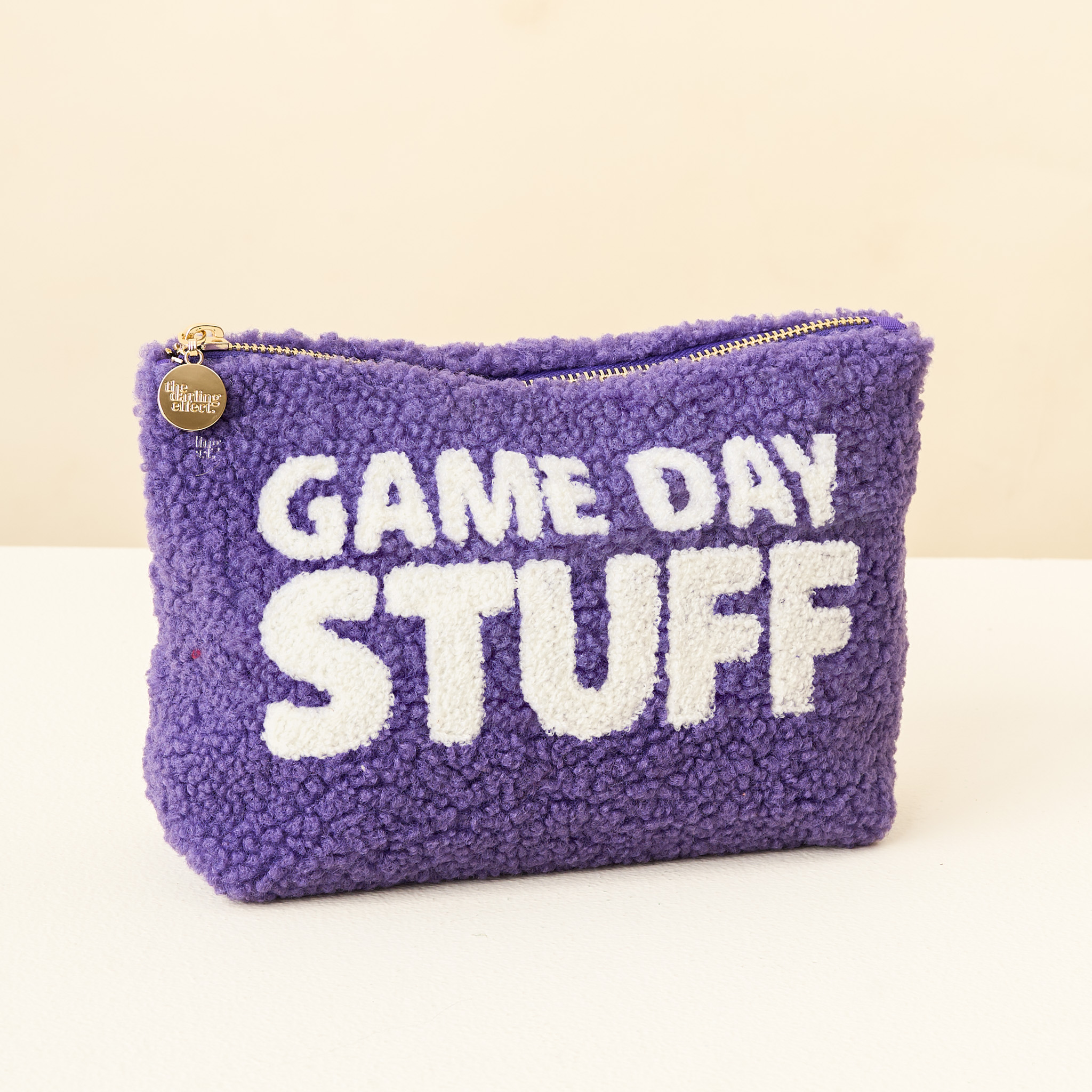 Picture of Teddy Pouch-Gameday Stuff Purple