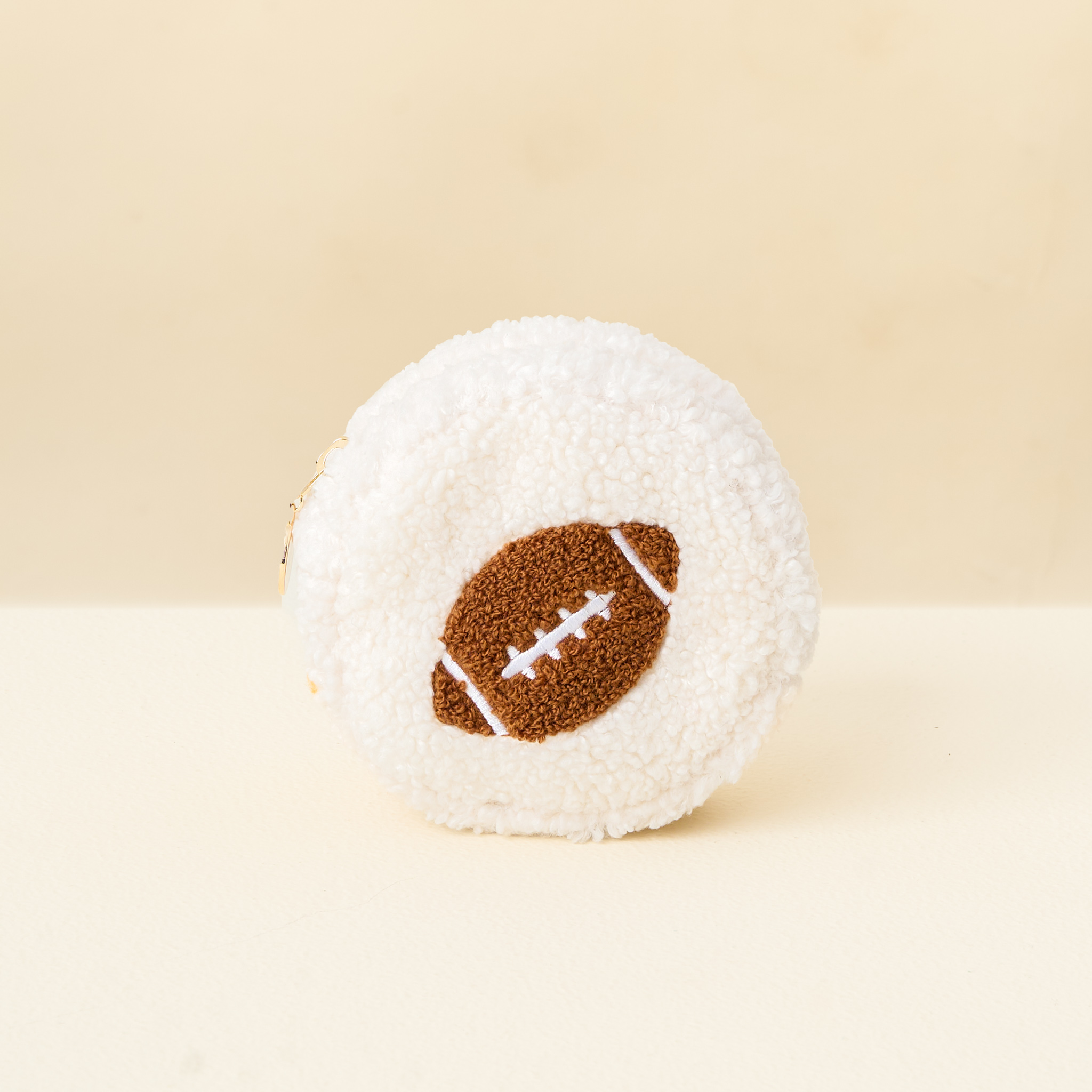 Picture of Circle Teddy Pouch-Football