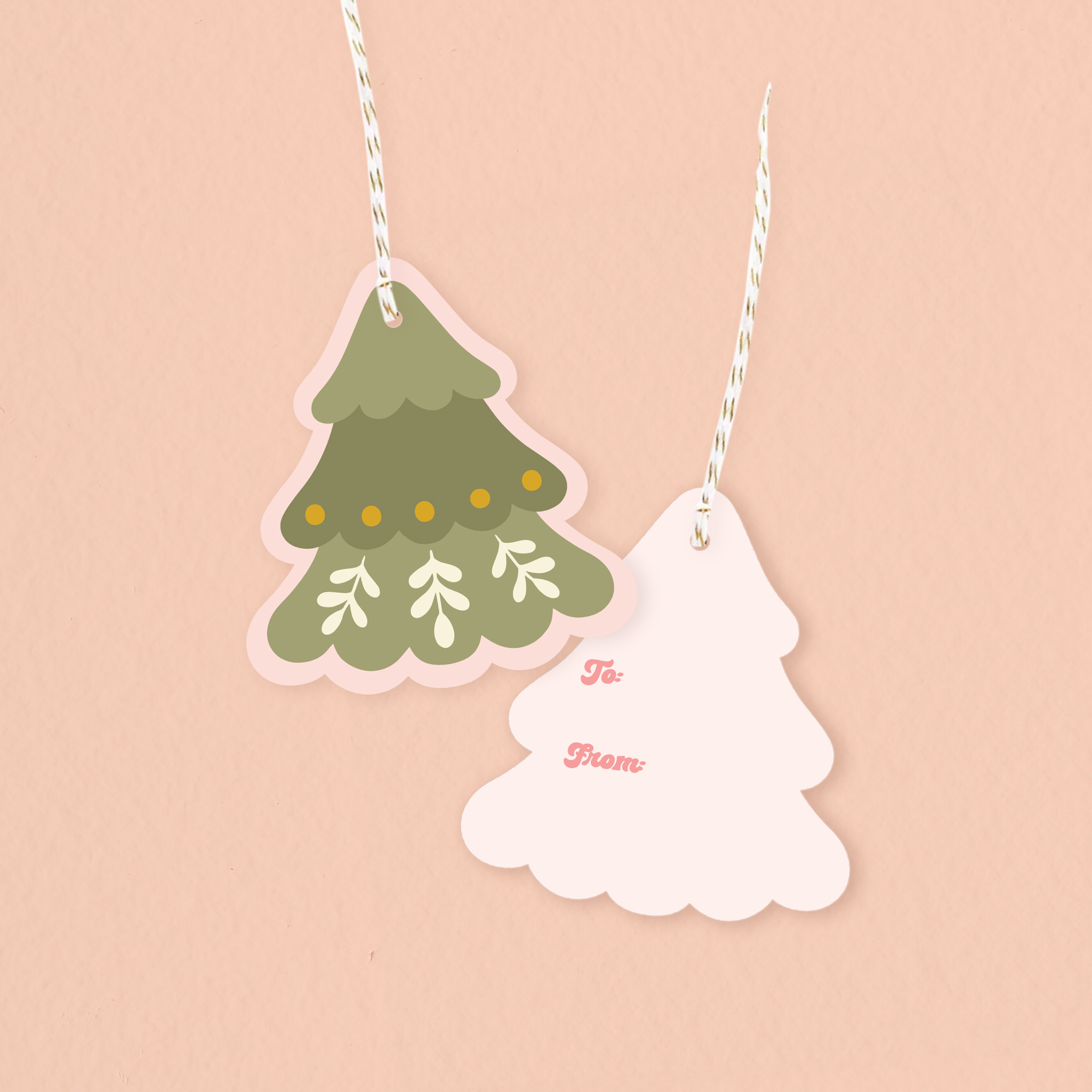 Picture of Gift Tag Set-Countryside Christmas