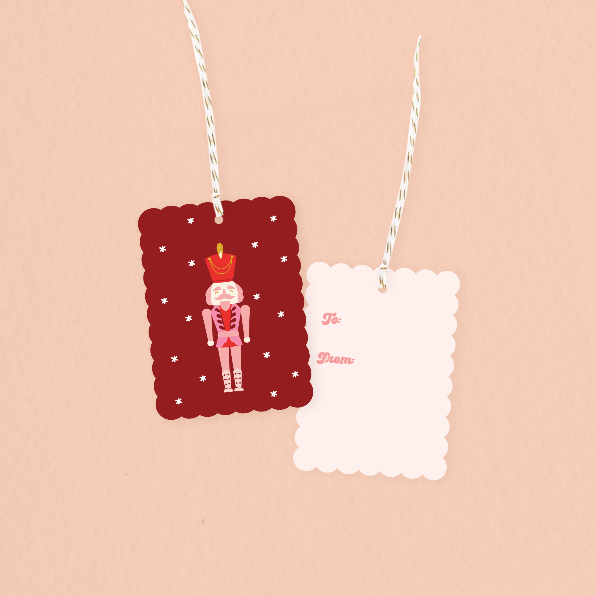 Picture of Gift Tag Set-Nutcrackers