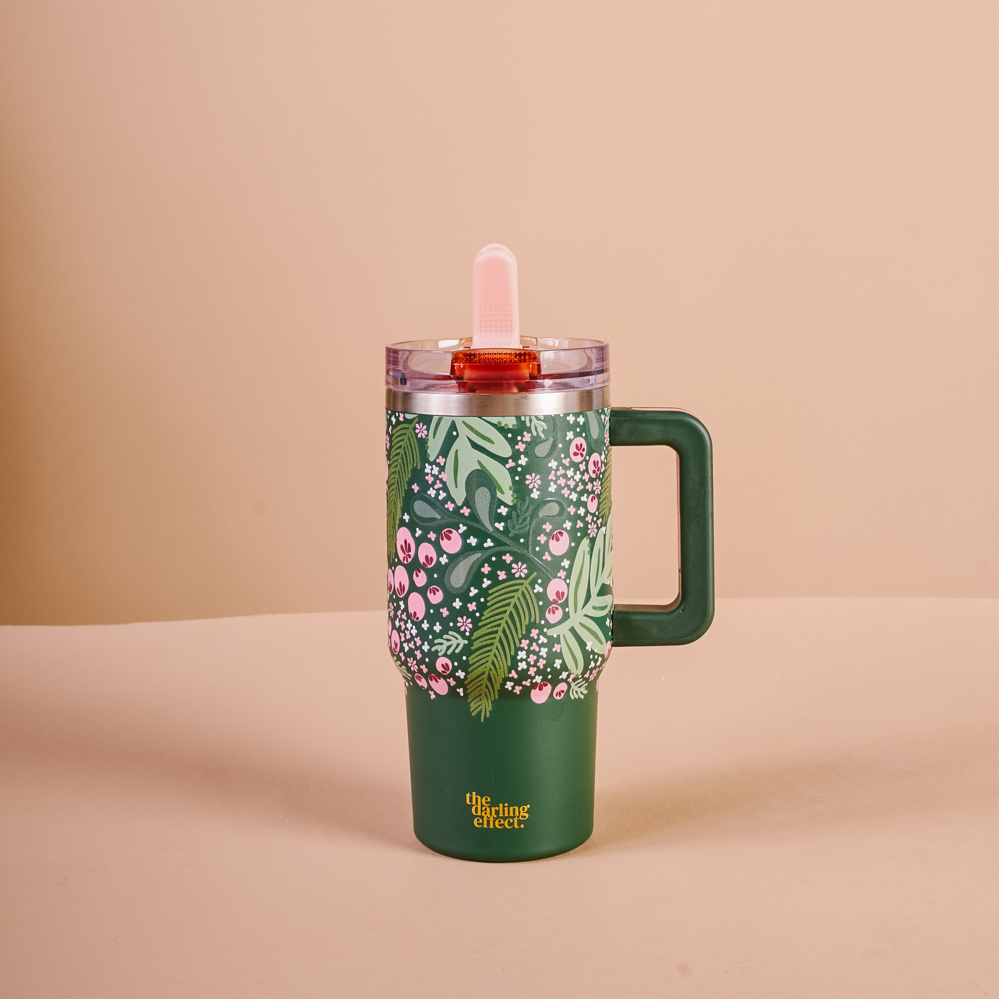 Picture of 20 oz Lifestyle Flip Straw Tumbler-Jolly Sprig