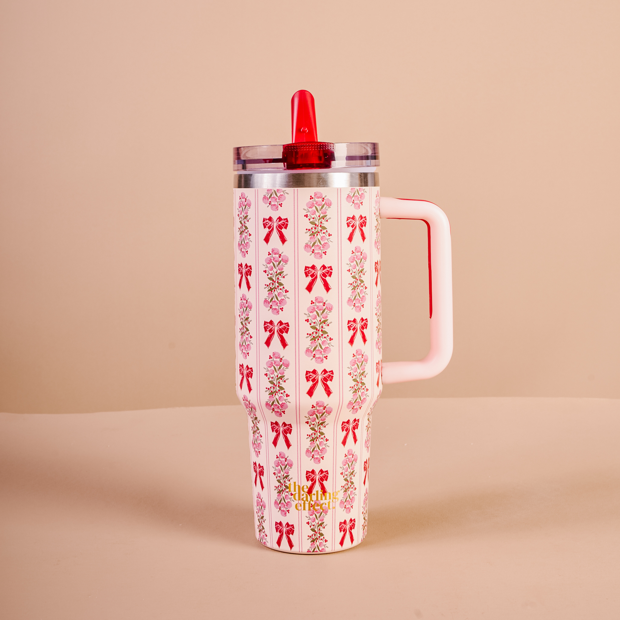 Picture of 40 oz Lifestyle Flip Straw Tumbler-Oh So Merry