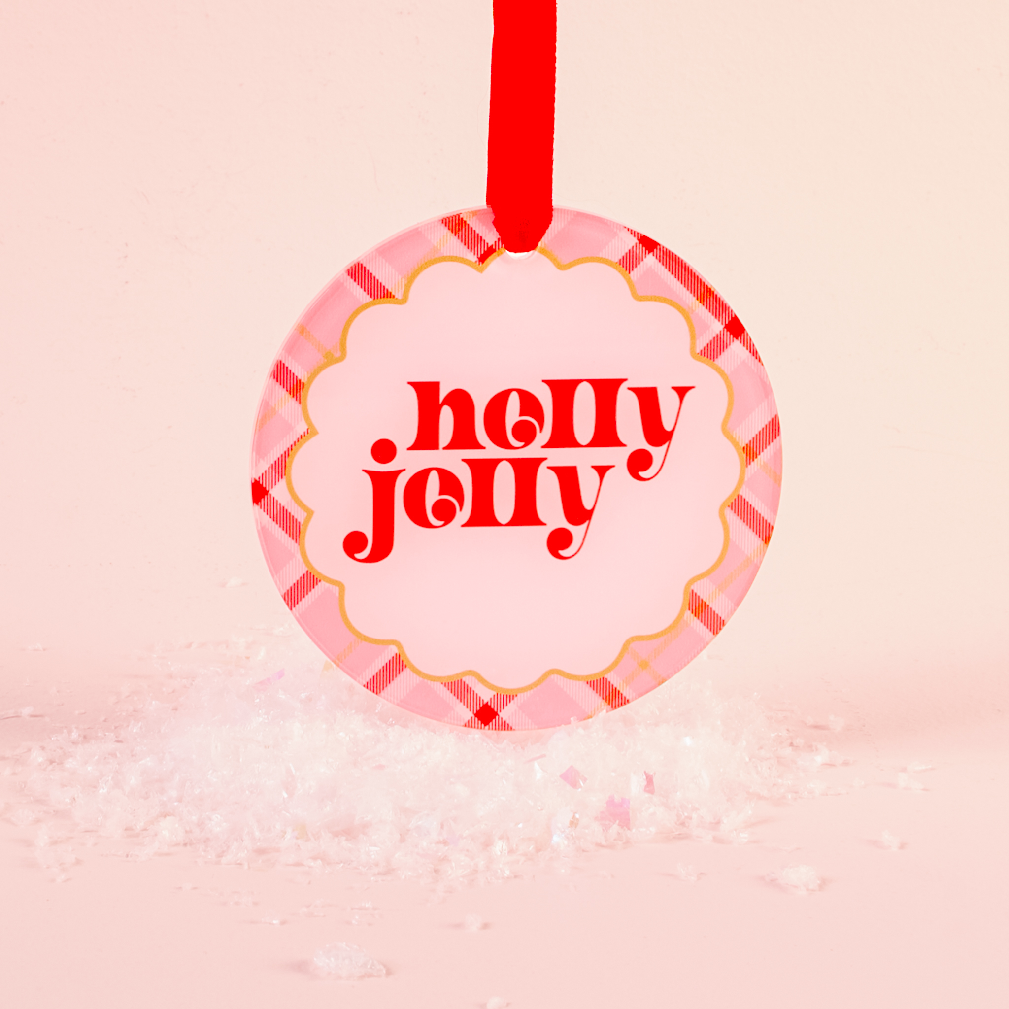 Picture of Holiday Tree Ornament-Holly Jolly
