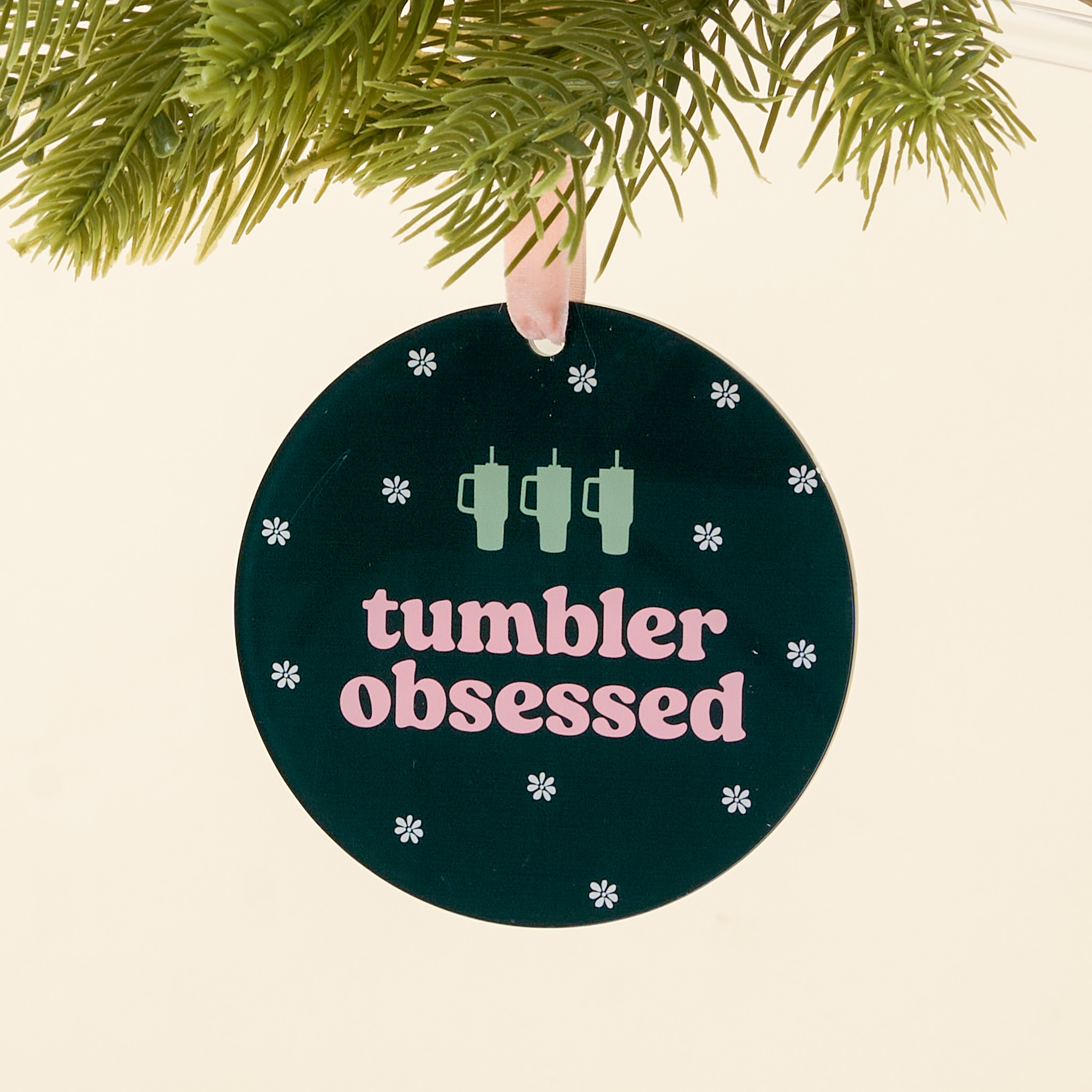 Picture of Tree Ornament-Tumbler Obsessed
