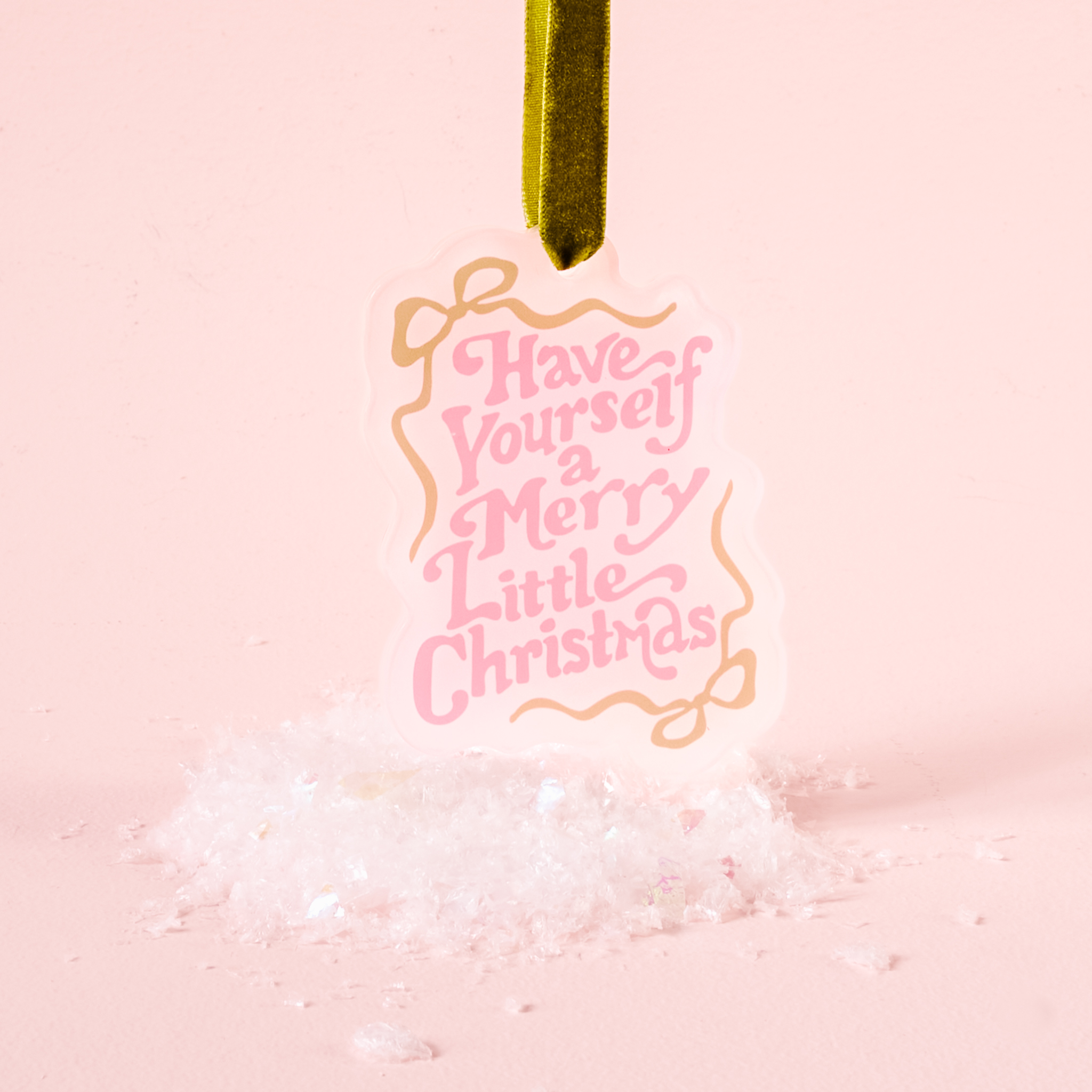 Picture of Holiday Tree Ornament-Merry Little Christmas