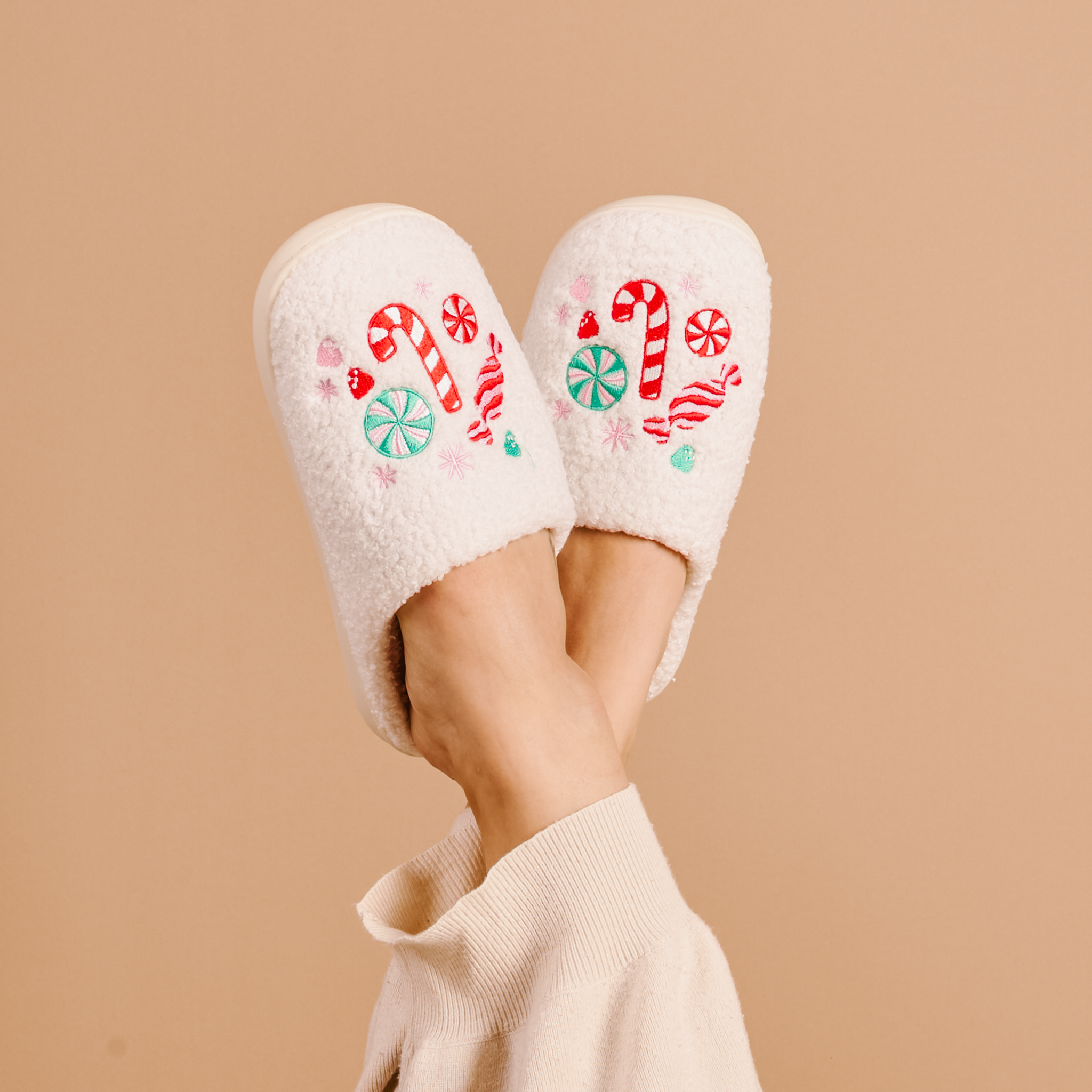 Picture of Fuzzy Slippers-Sugar Rush M/L