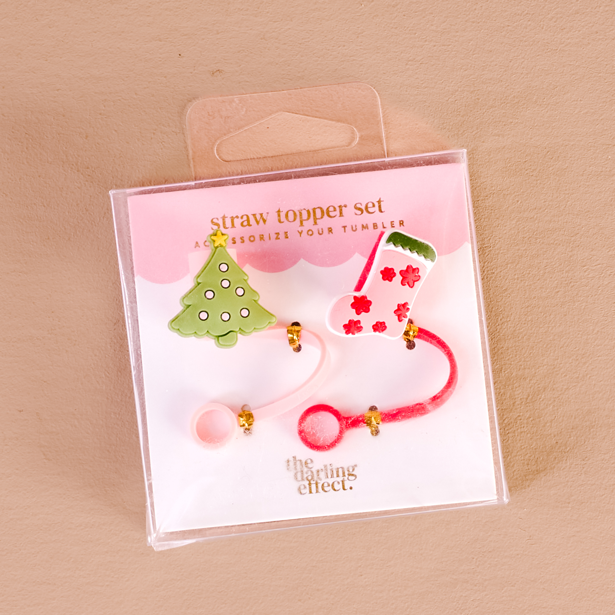 Picture of Straw Topper Set-Naughty or Nice